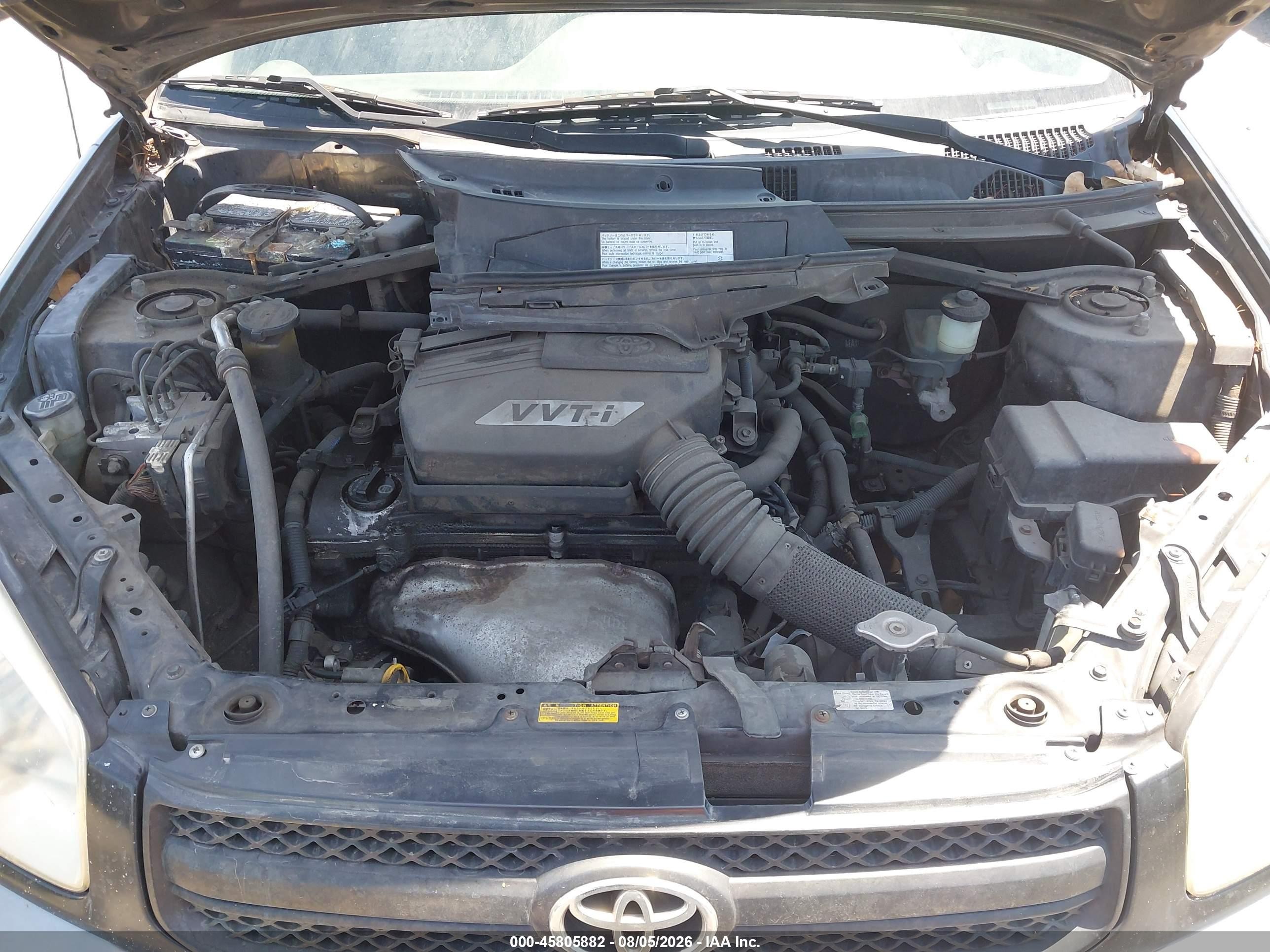 2005 Toyota Rav4   Black vin: JTEGD20VX56002901