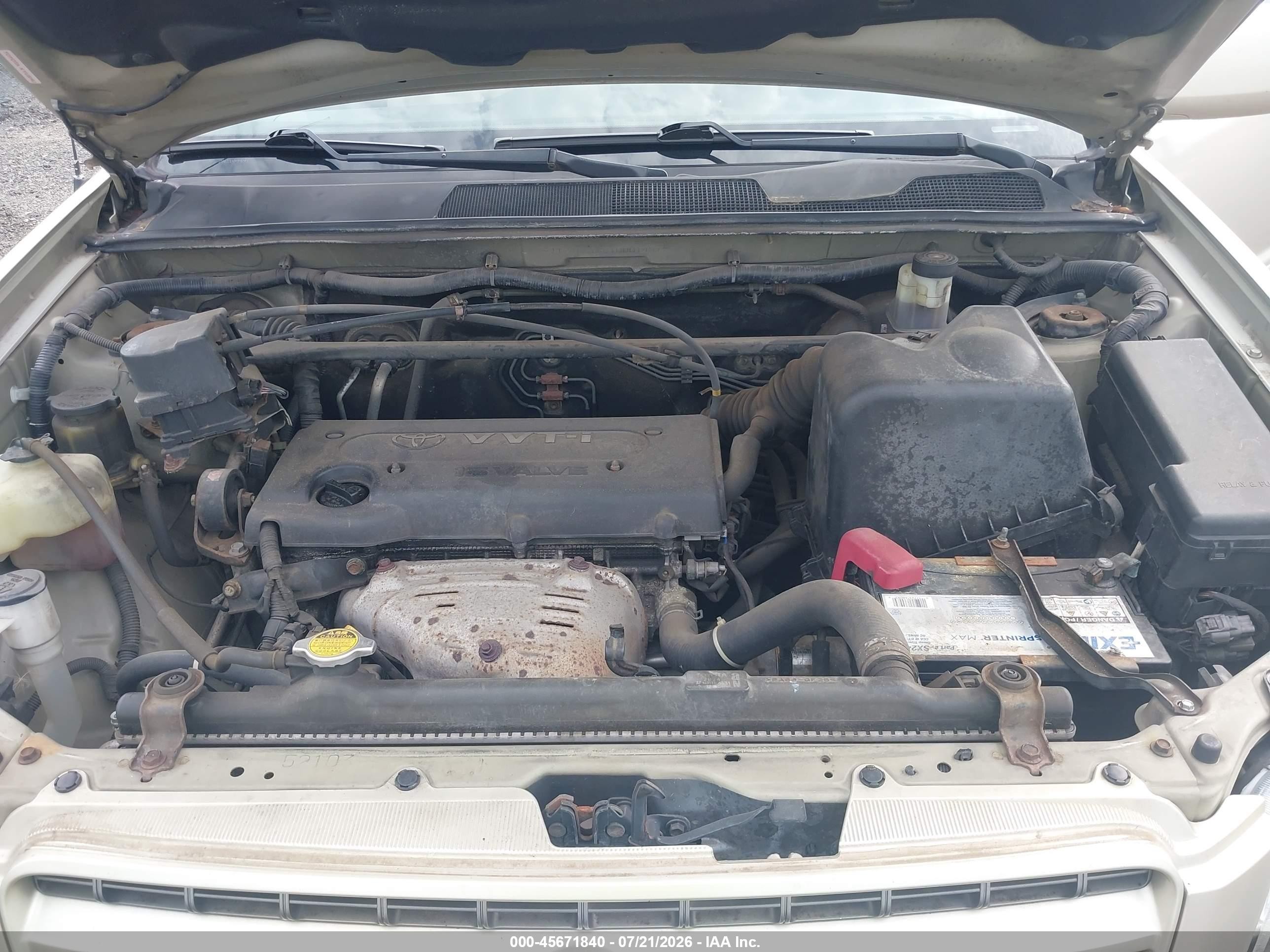 2001 Toyota Highlander   Gold vin: JTEGD21A010001457