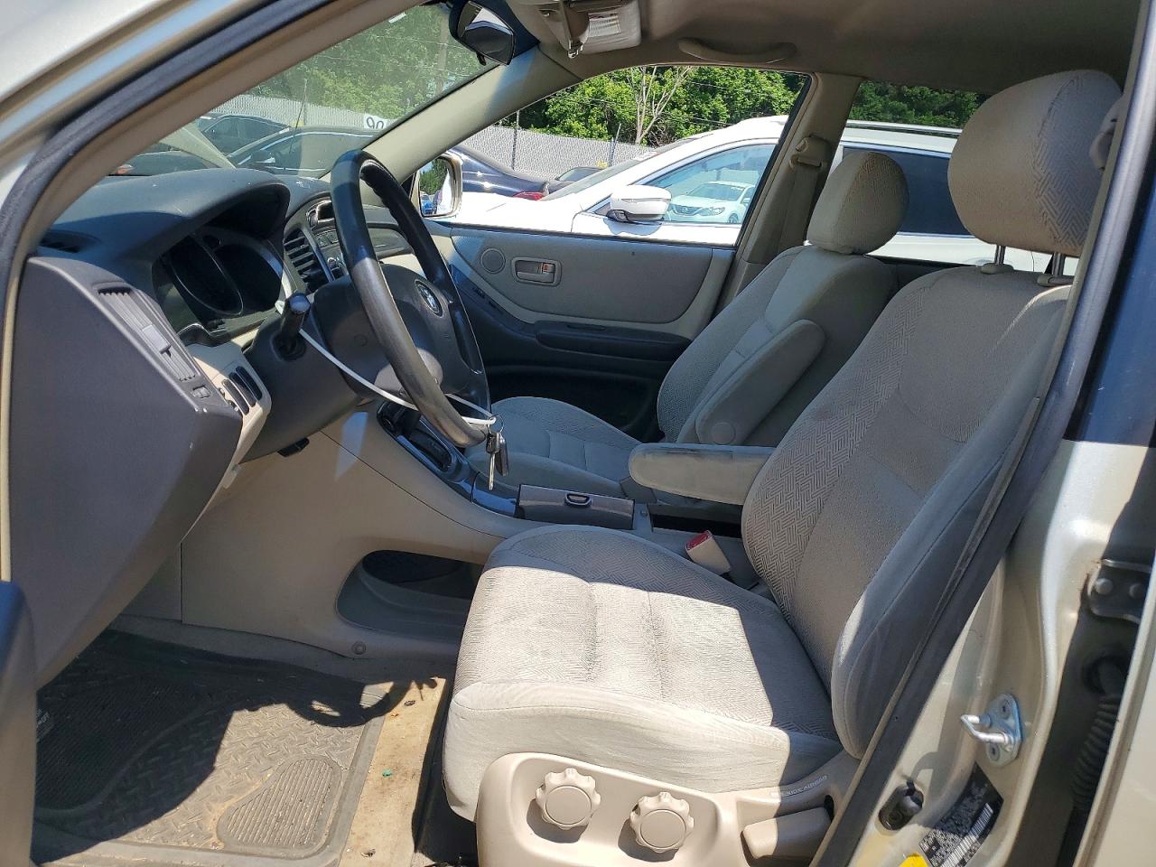 2003 Toyota Highlander Base Серый vin: JTEGD21A030062469