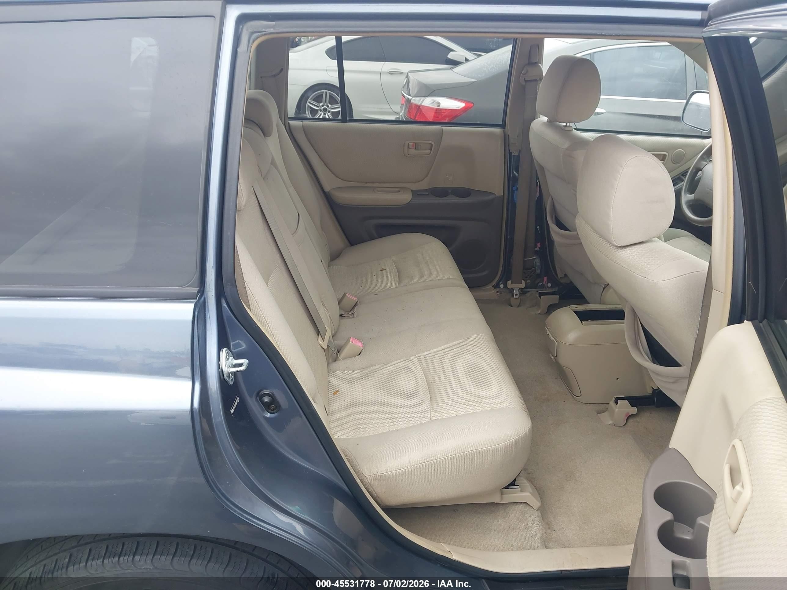 2004 Toyota Highlander   Синий vin: JTEGD21A040093688