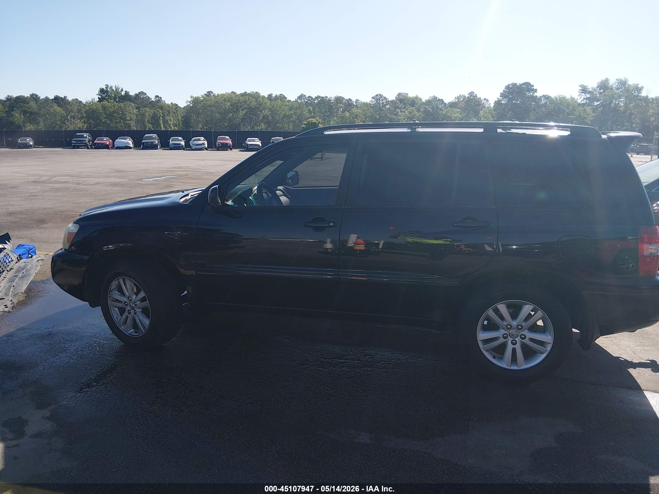 2007 Toyota Highlander   Black vin: JTEGD21A070169852