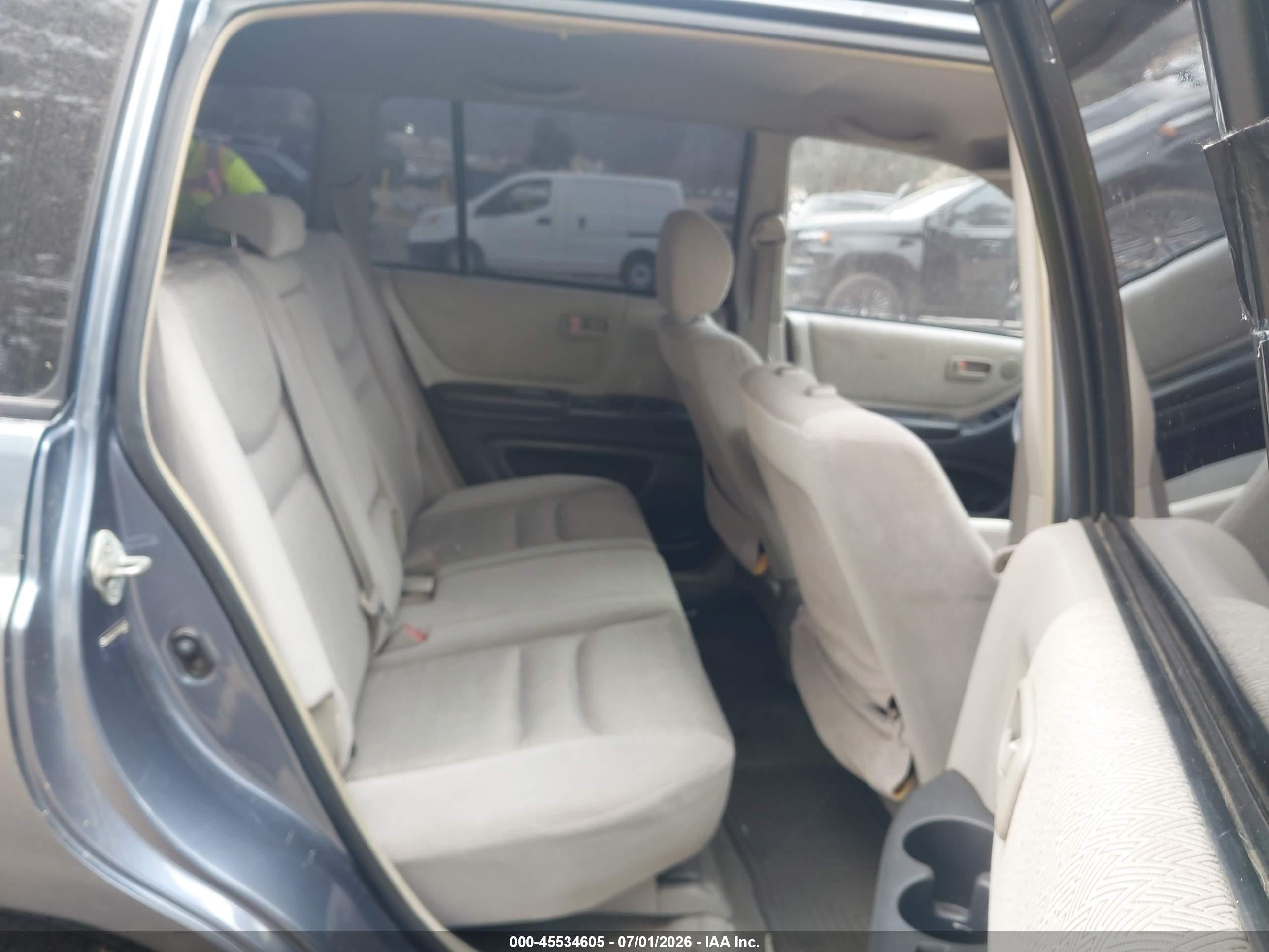 2003 Toyota Highlander   Gray vin: JTEGD21A130069883