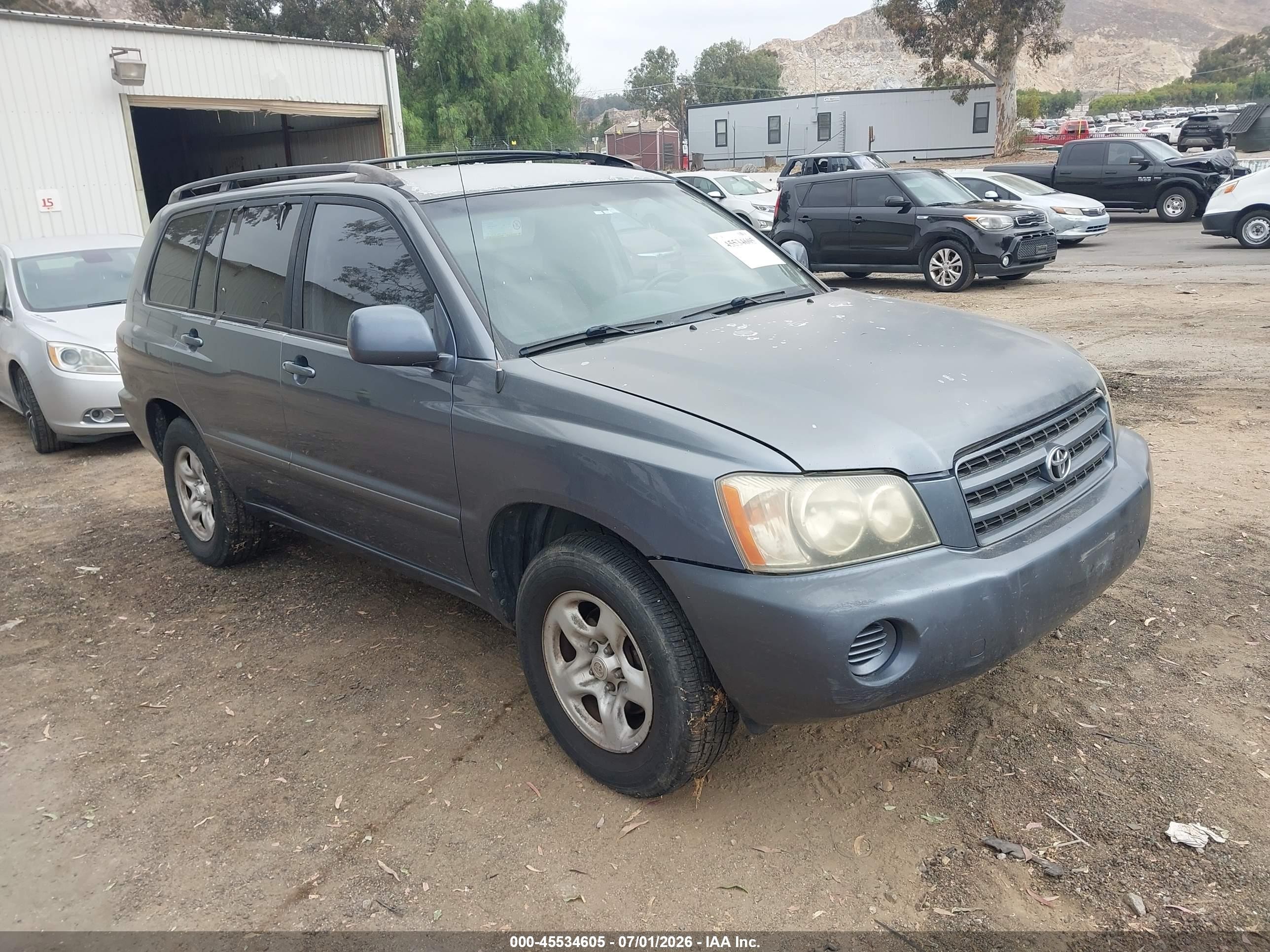 2003 Toyota Highlander   Gray vin: JTEGD21A130069883