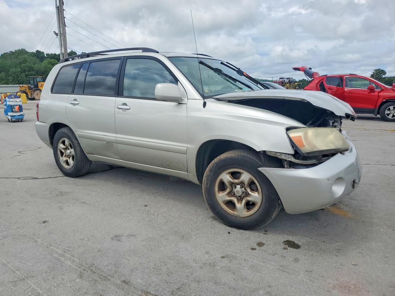 2004 Toyota Highlander Base Silver vin: JTEGD21A140077385
