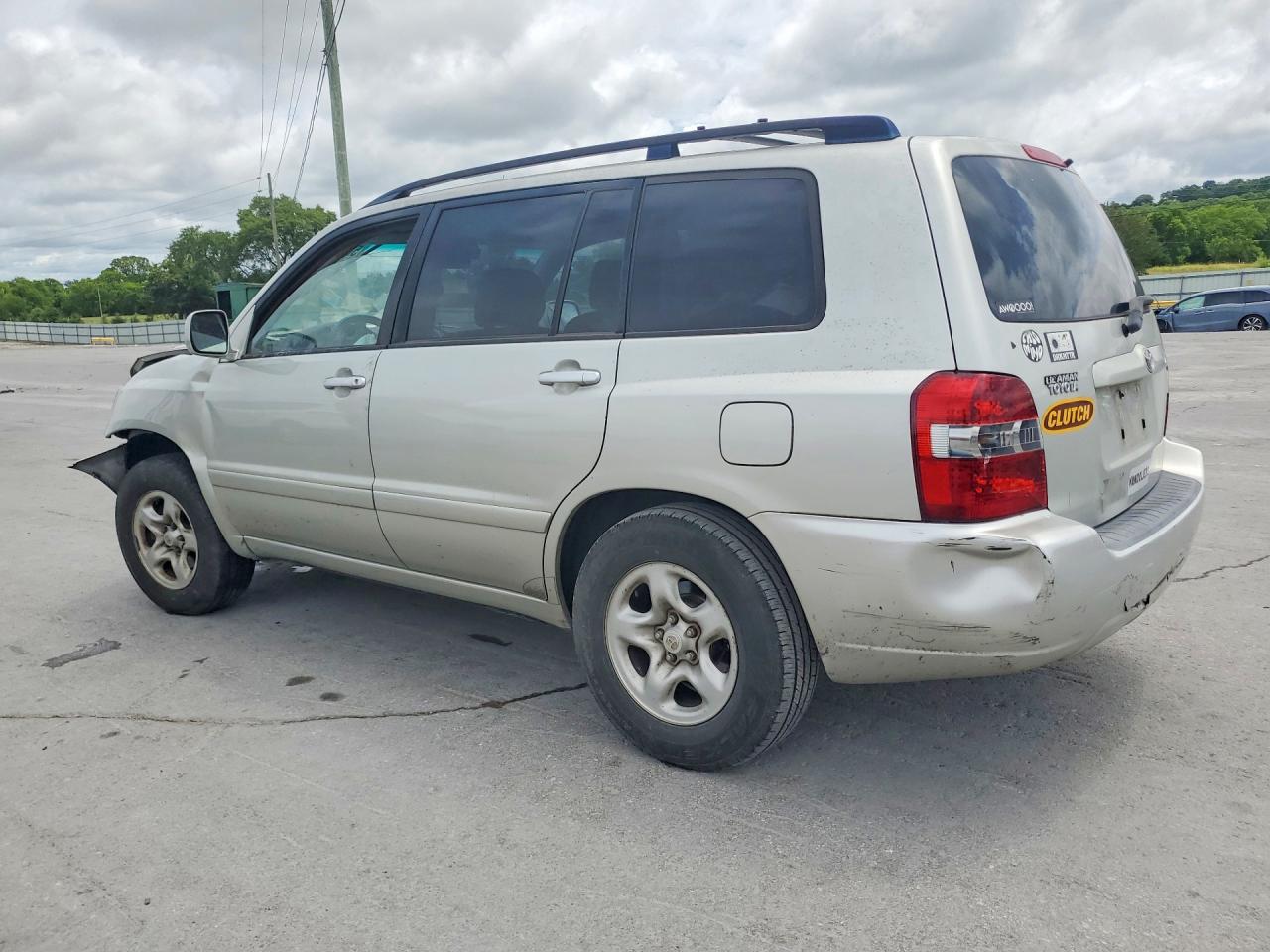 2004 Toyota Highlander Base Silver vin: JTEGD21A140077385