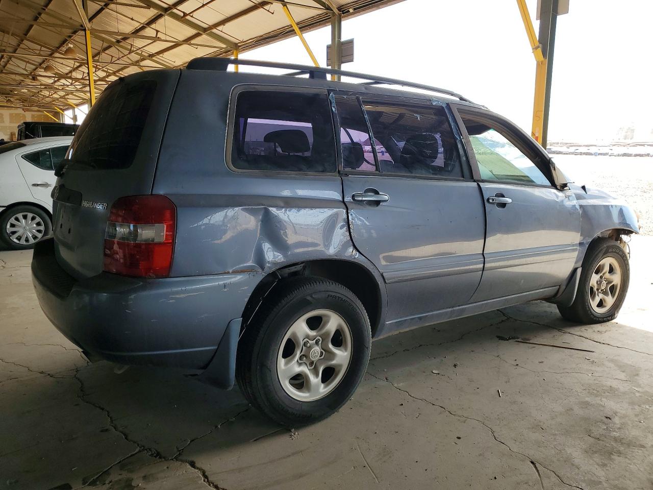 2005 Toyota Highlander Base Синий vin: JTEGD21A150121645