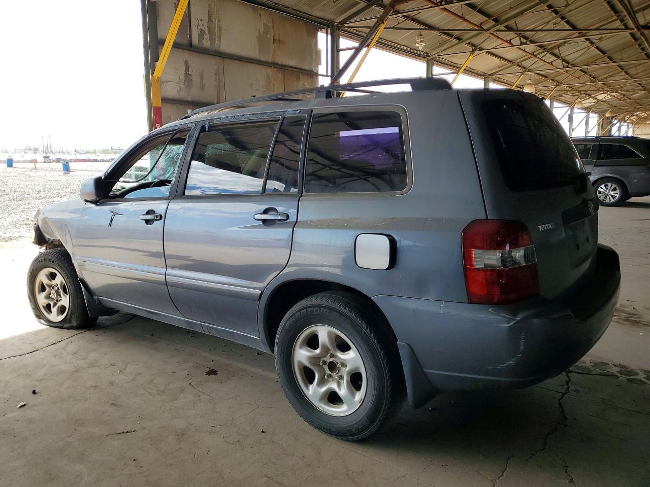 2005 Toyota Highlander Base Синий vin: JTEGD21A150121645