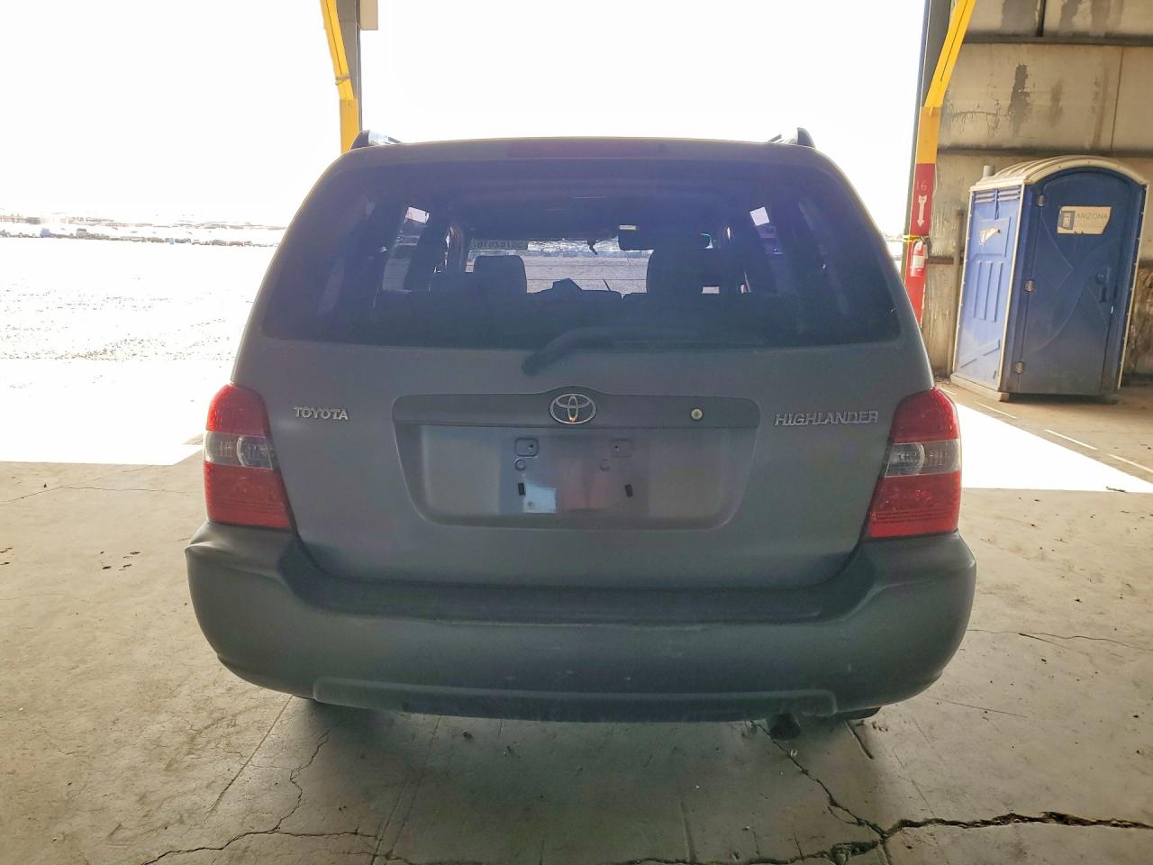 2005 Toyota Highlander Base Синий vin: JTEGD21A150121645