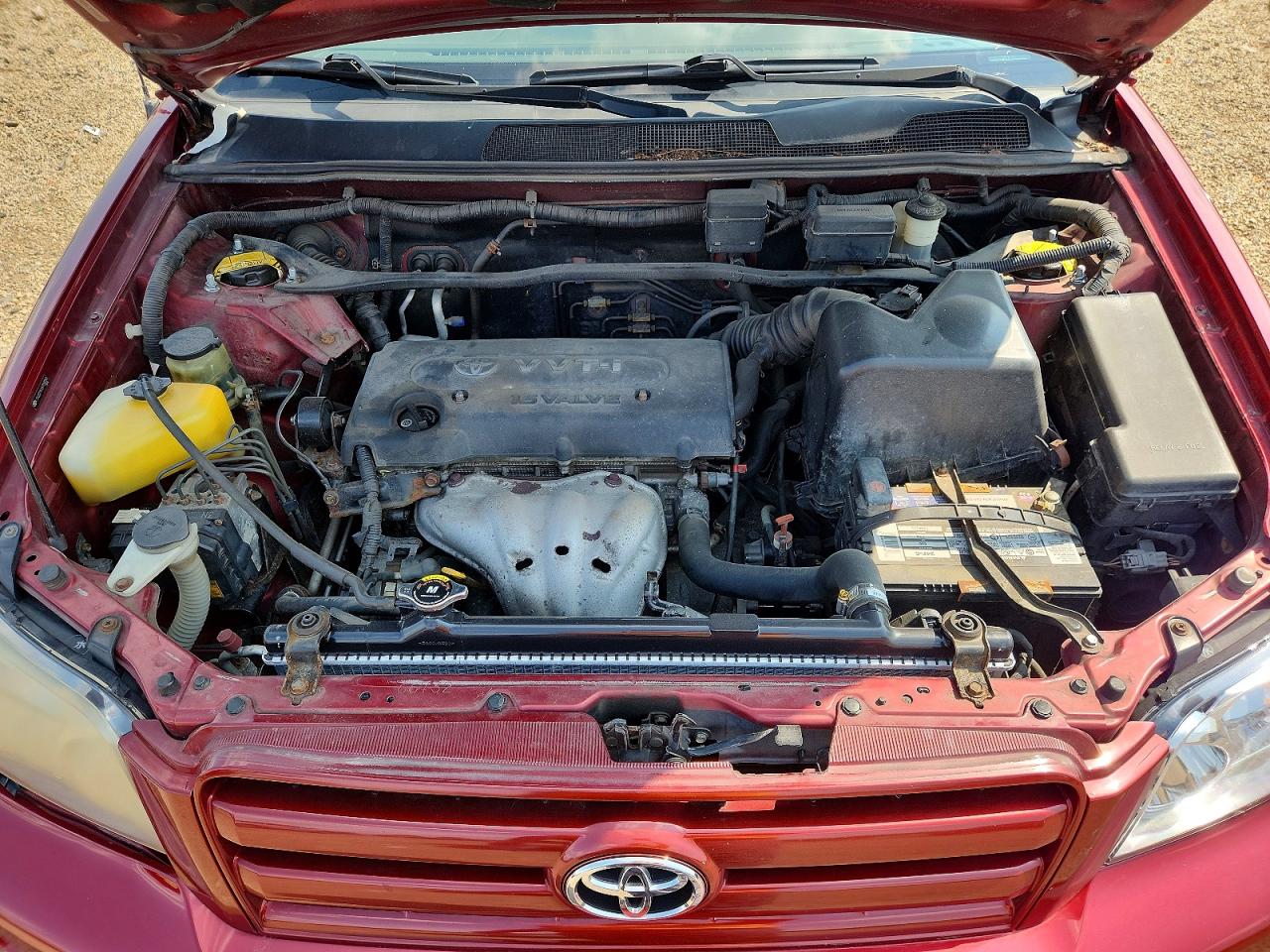2006 Toyota Highlander Base Red vin: JTEGD21A160153254