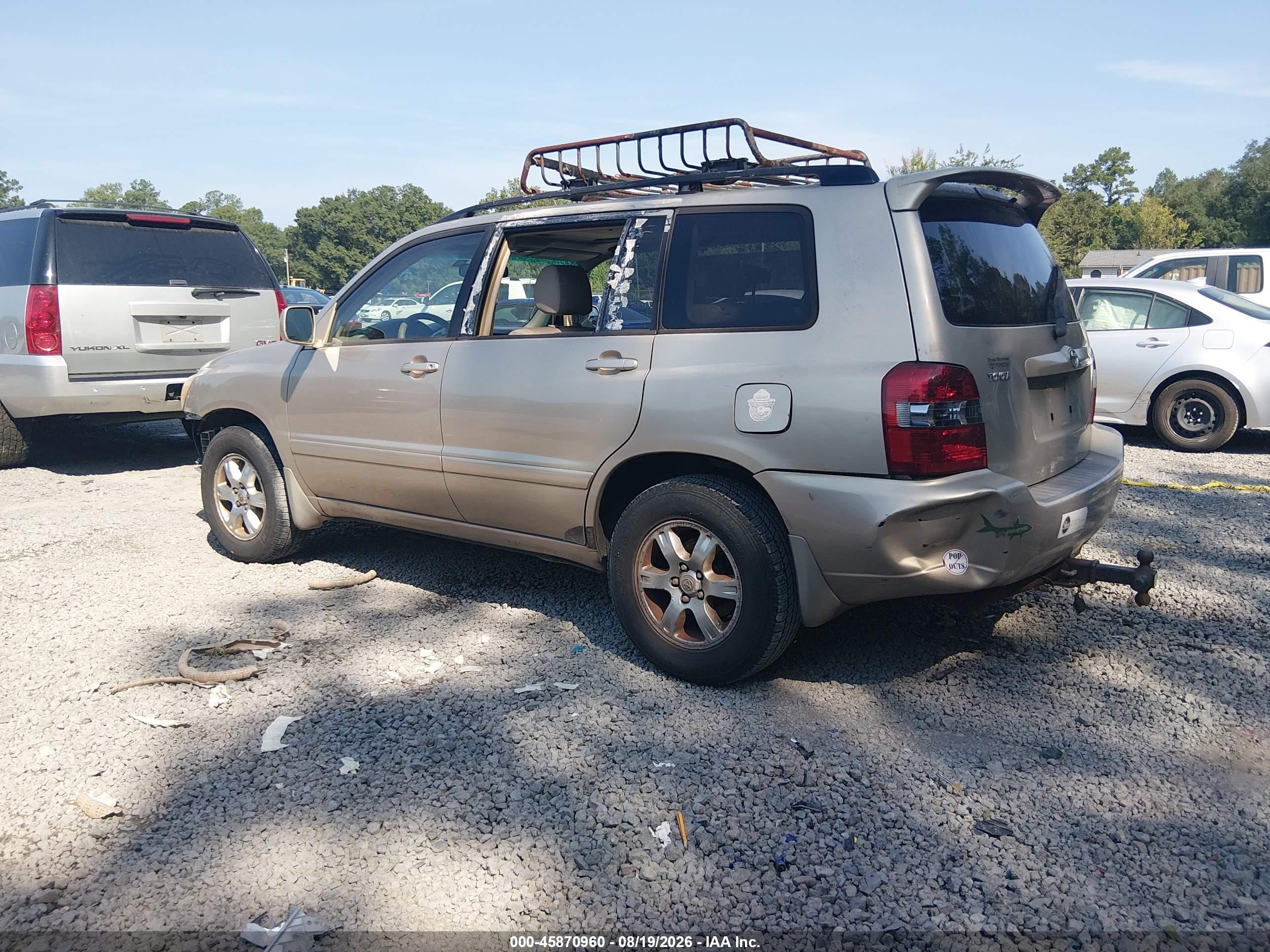 2007 Toyota Highlander   Tan vin: JTEGD21A170159282