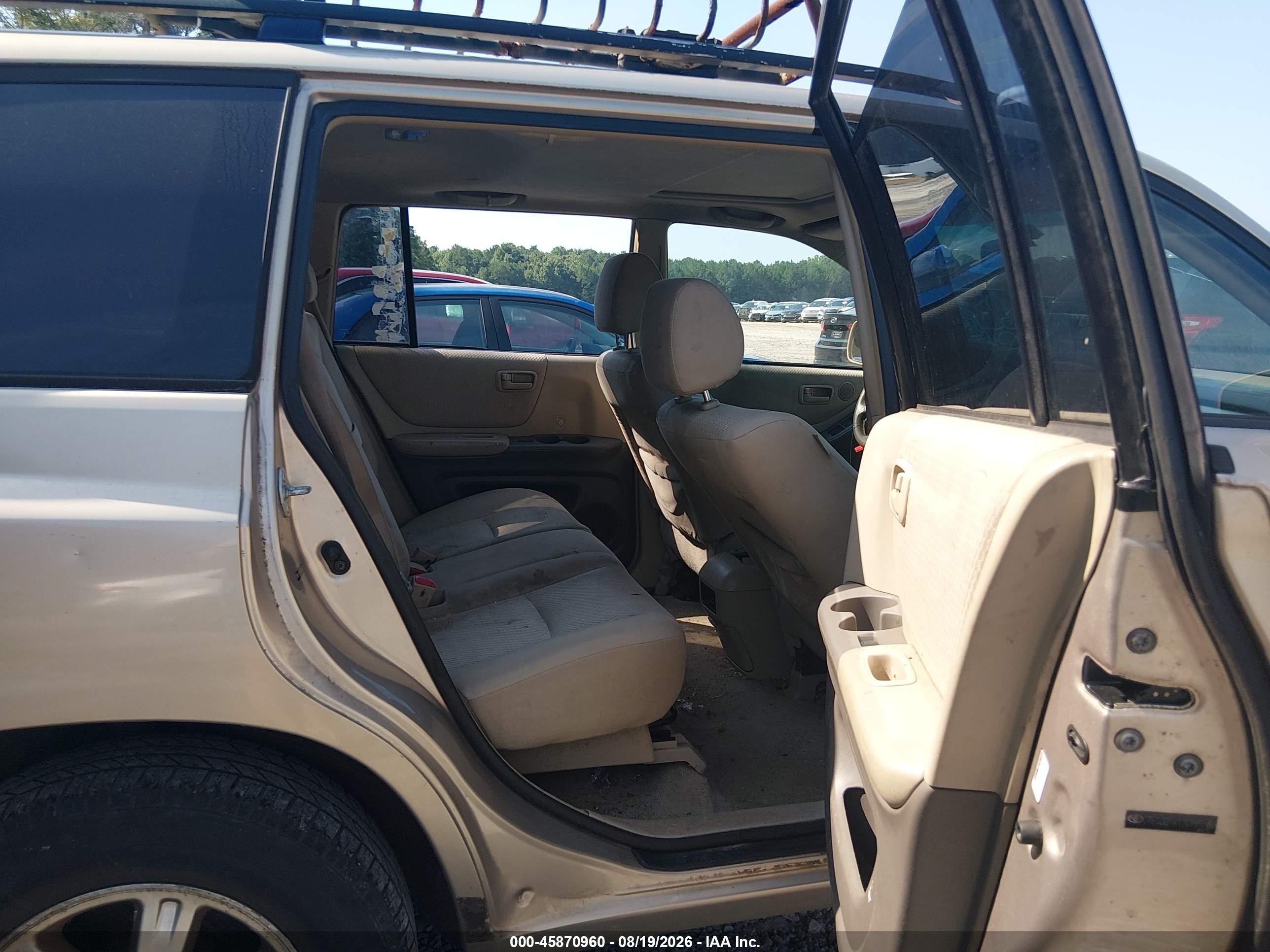 2007 Toyota Highlander   Tan vin: JTEGD21A170159282