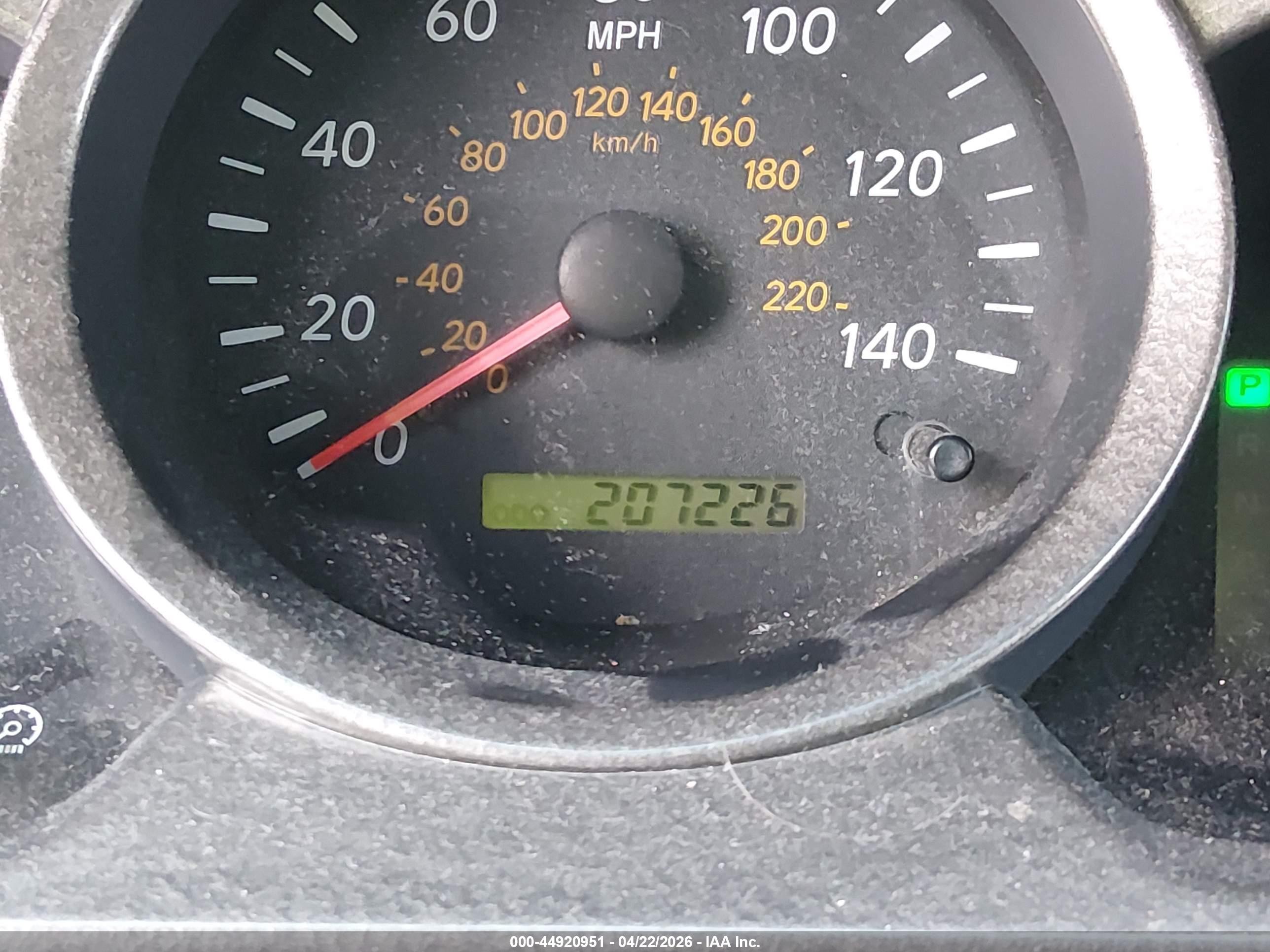 2003 Toyota Highlander   Green vin: JTEGD21A230068029