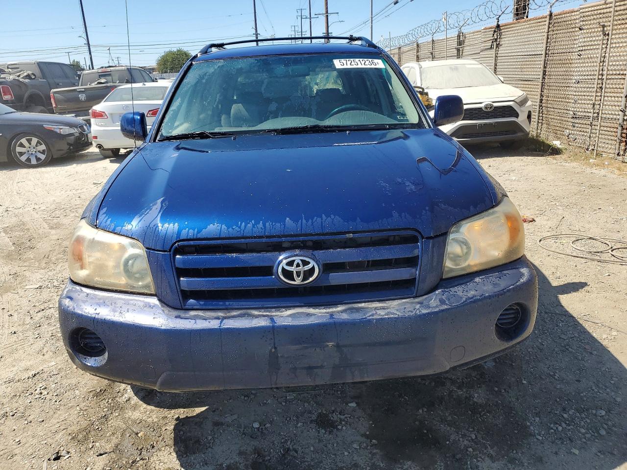2004 Toyota Highlander Base Blue vin: JTEGD21A240104755