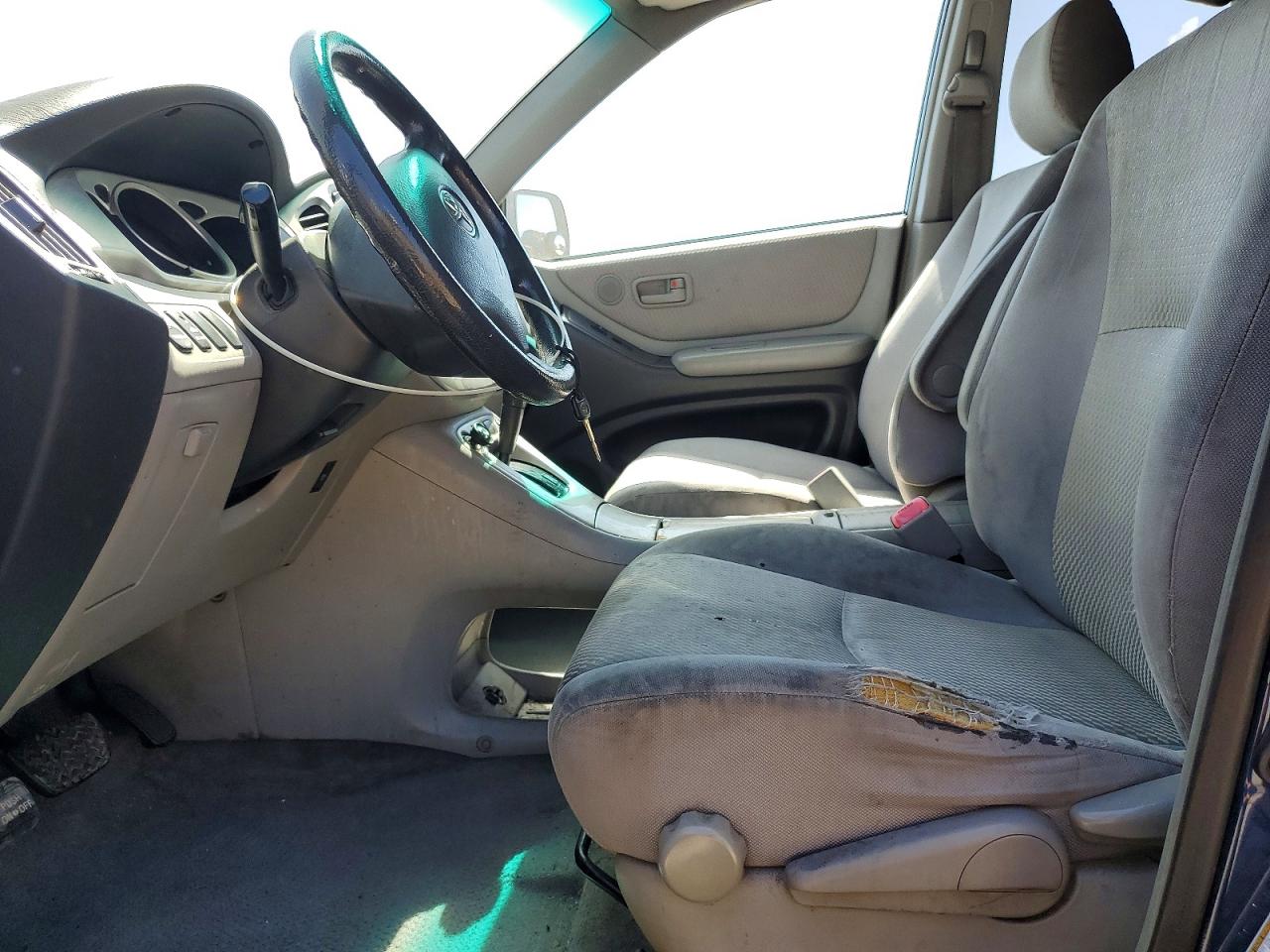 2004 Toyota Highlander Base Blue vin: JTEGD21A240104755