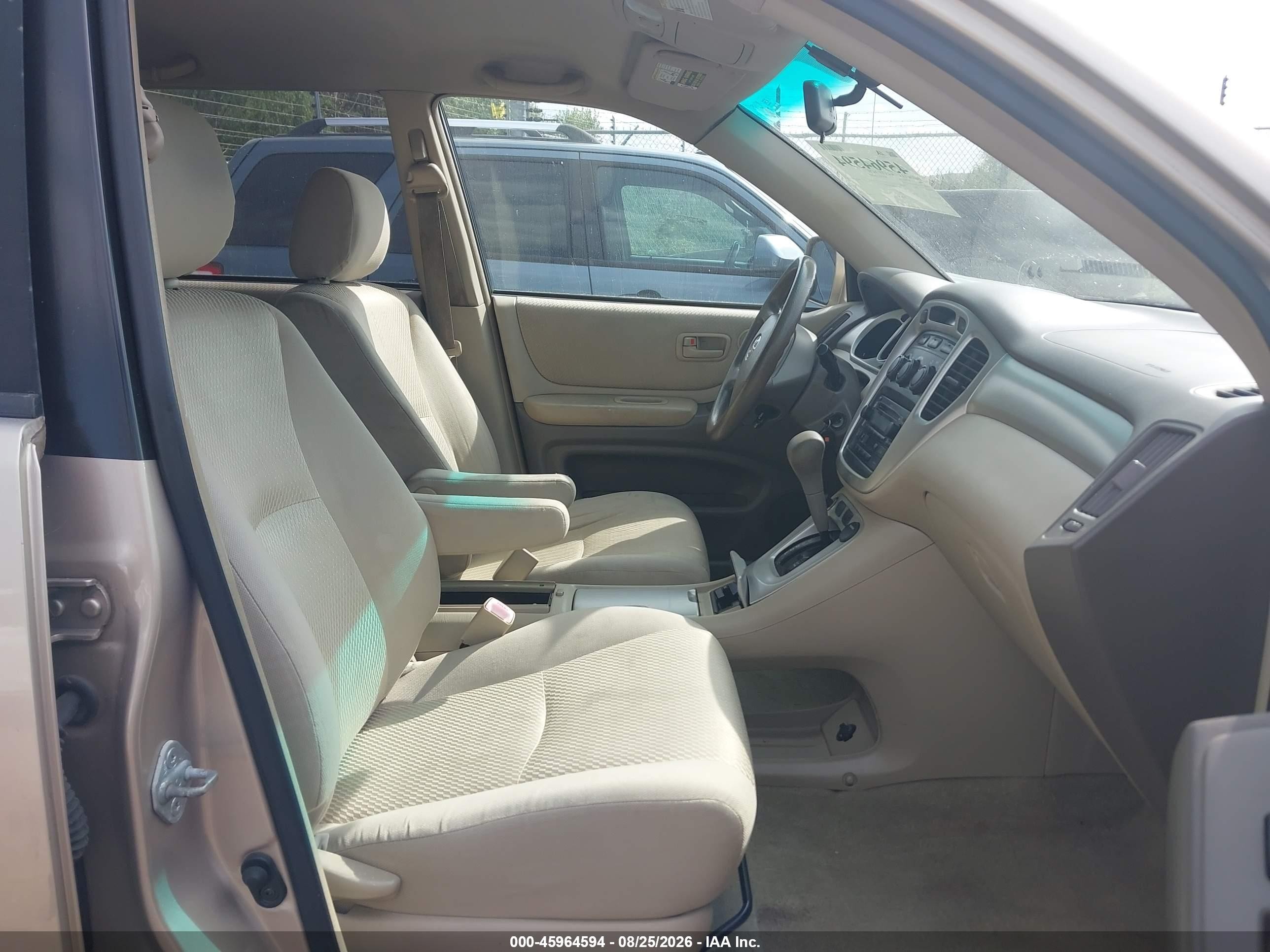 2006 Toyota Highlander   Gold vin: JTEGD21A260132350