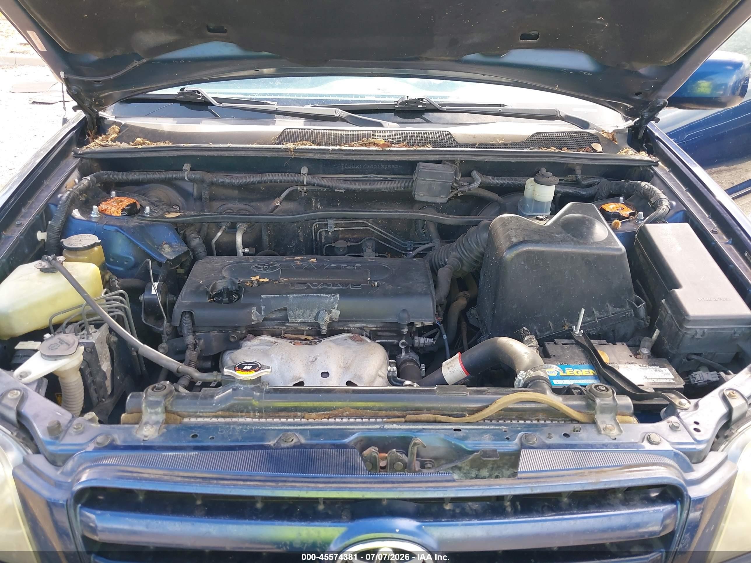 2006 Toyota Highlander   Dark Blue vin: JTEGD21A260134552