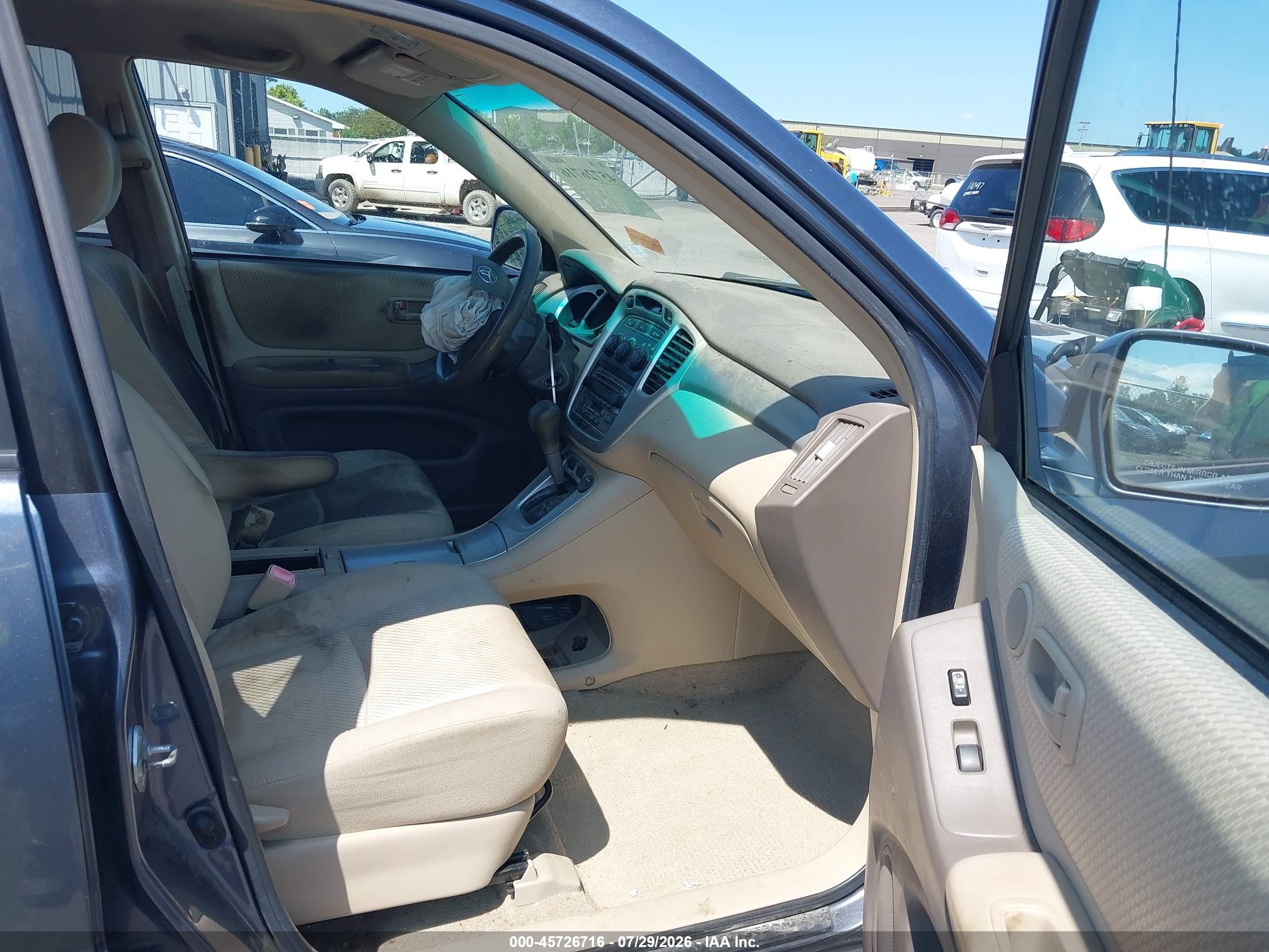 2006 Toyota Highlander   Blue vin: JTEGD21A260142697