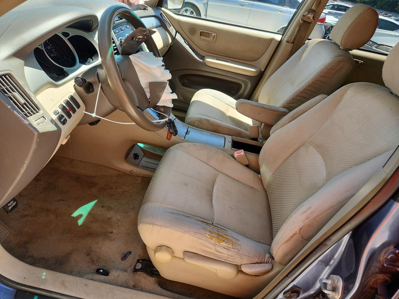 2004 Toyota Highlander Base Синий vin: JTEGD21A340090185