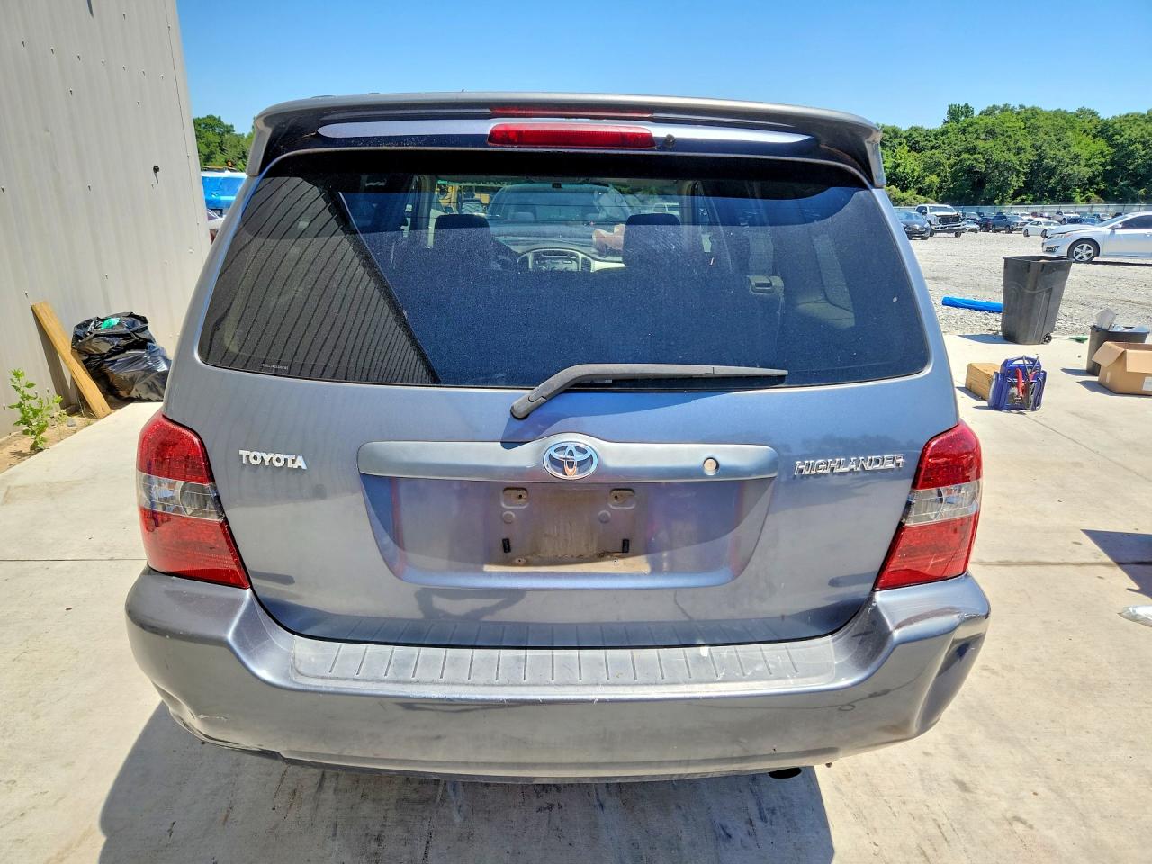 2004 Toyota Highlander Base Синий vin: JTEGD21A340090185