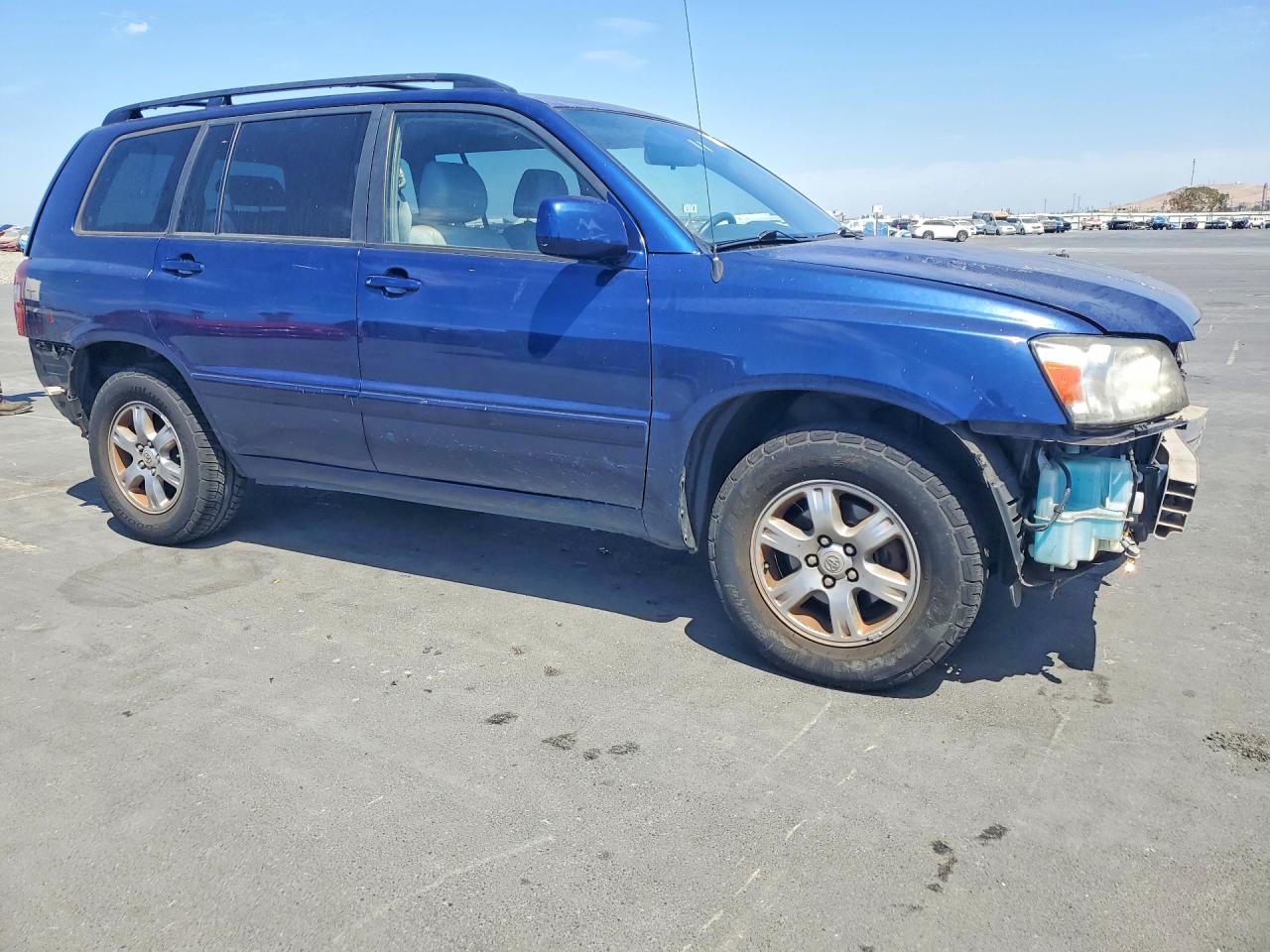 2004 Toyota Highlander Base Синий vin: JTEGD21A340102254