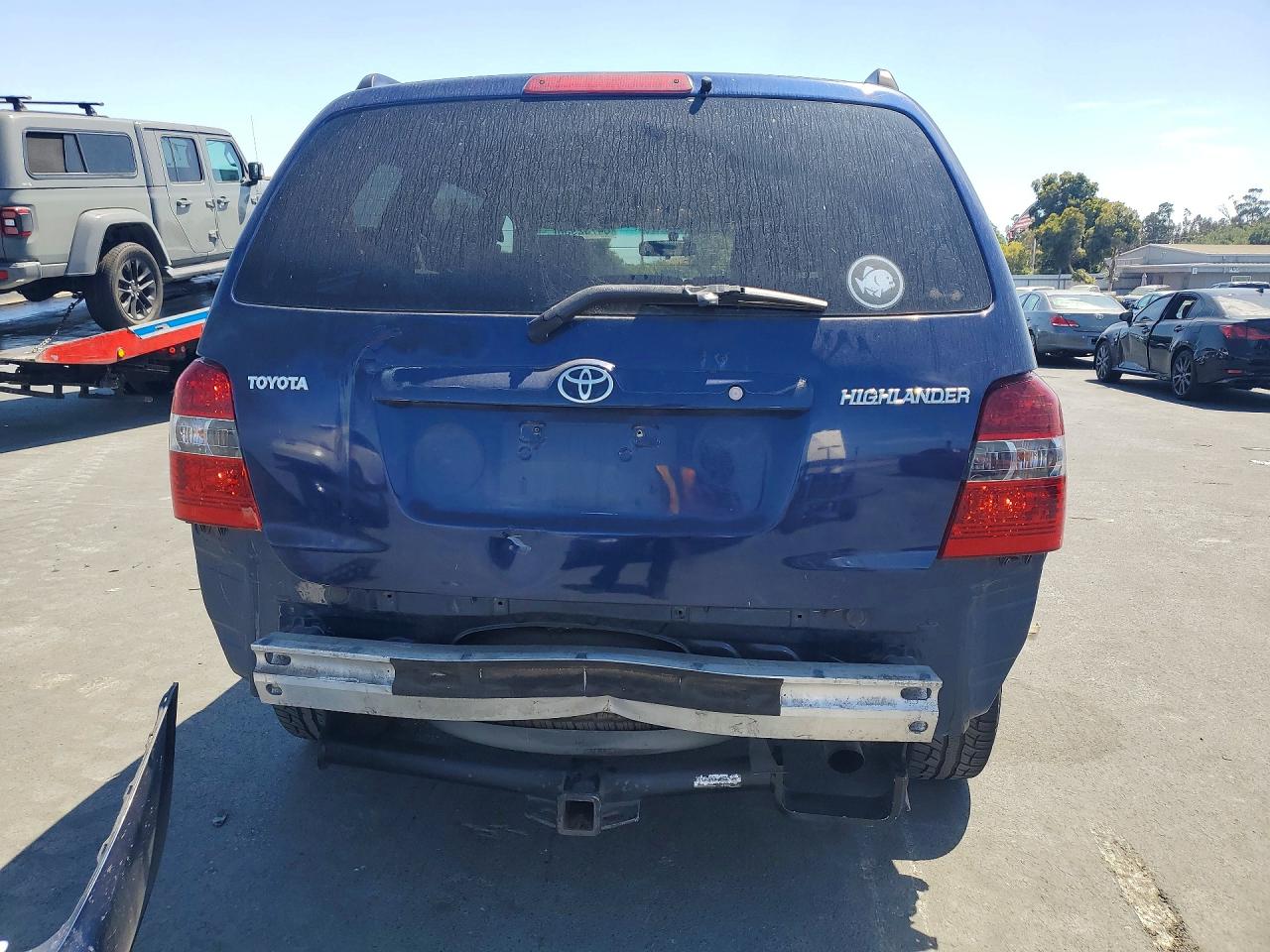 2004 Toyota Highlander Base Синий vin: JTEGD21A340102254