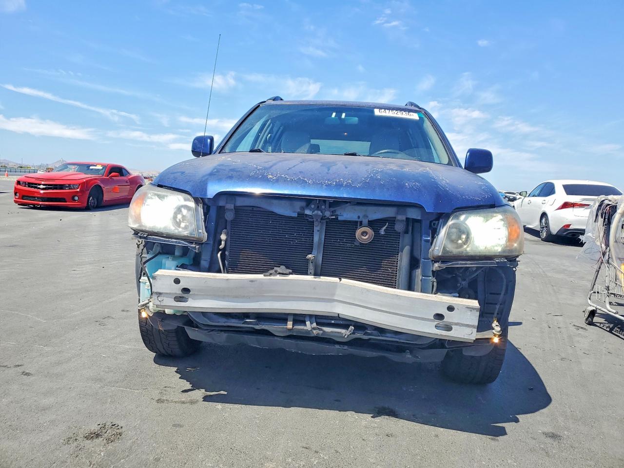 2004 Toyota Highlander Base Синий vin: JTEGD21A340102254