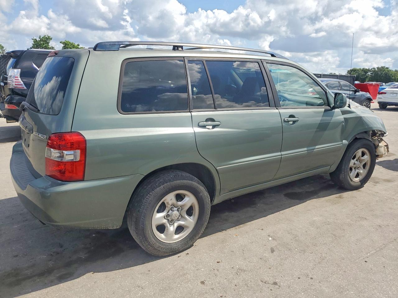 2005 Toyota Highlander Base Green vin: JTEGD21A350123199
