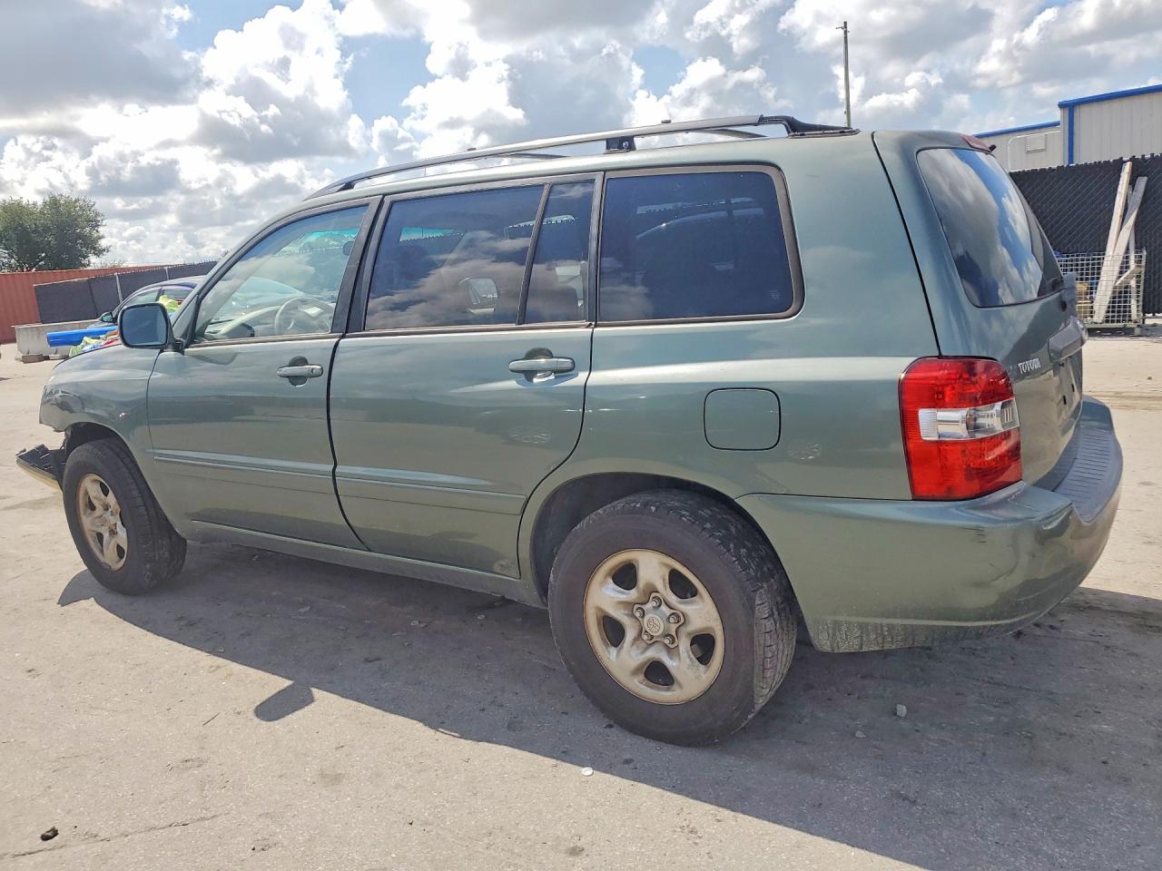 2005 Toyota Highlander Base Green vin: JTEGD21A350123199