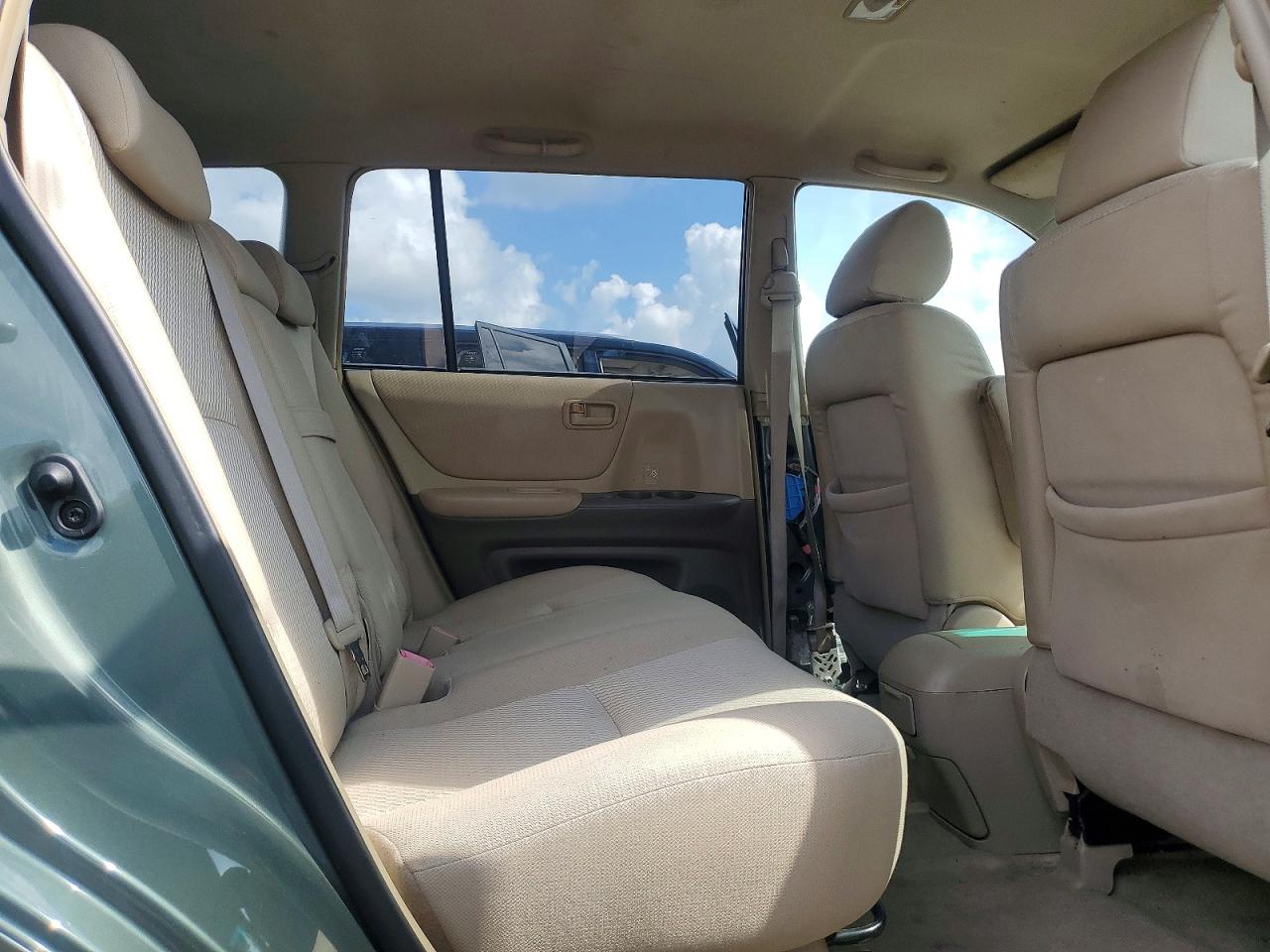 2005 Toyota Highlander Base Green vin: JTEGD21A350123199