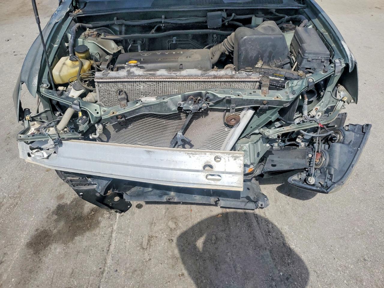 2005 Toyota Highlander Base Green vin: JTEGD21A350123199