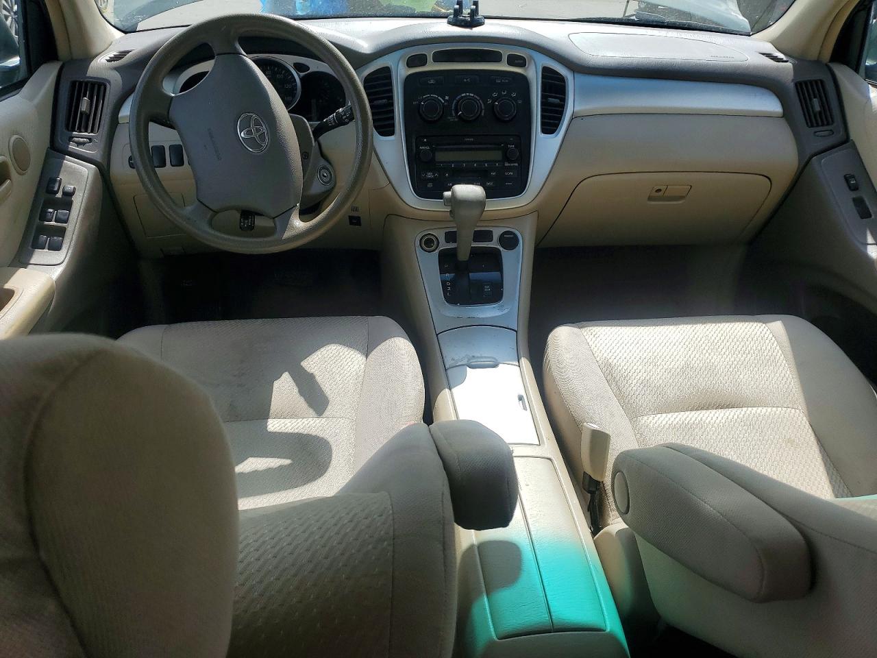 2005 Toyota Highlander Base Green vin: JTEGD21A350123199