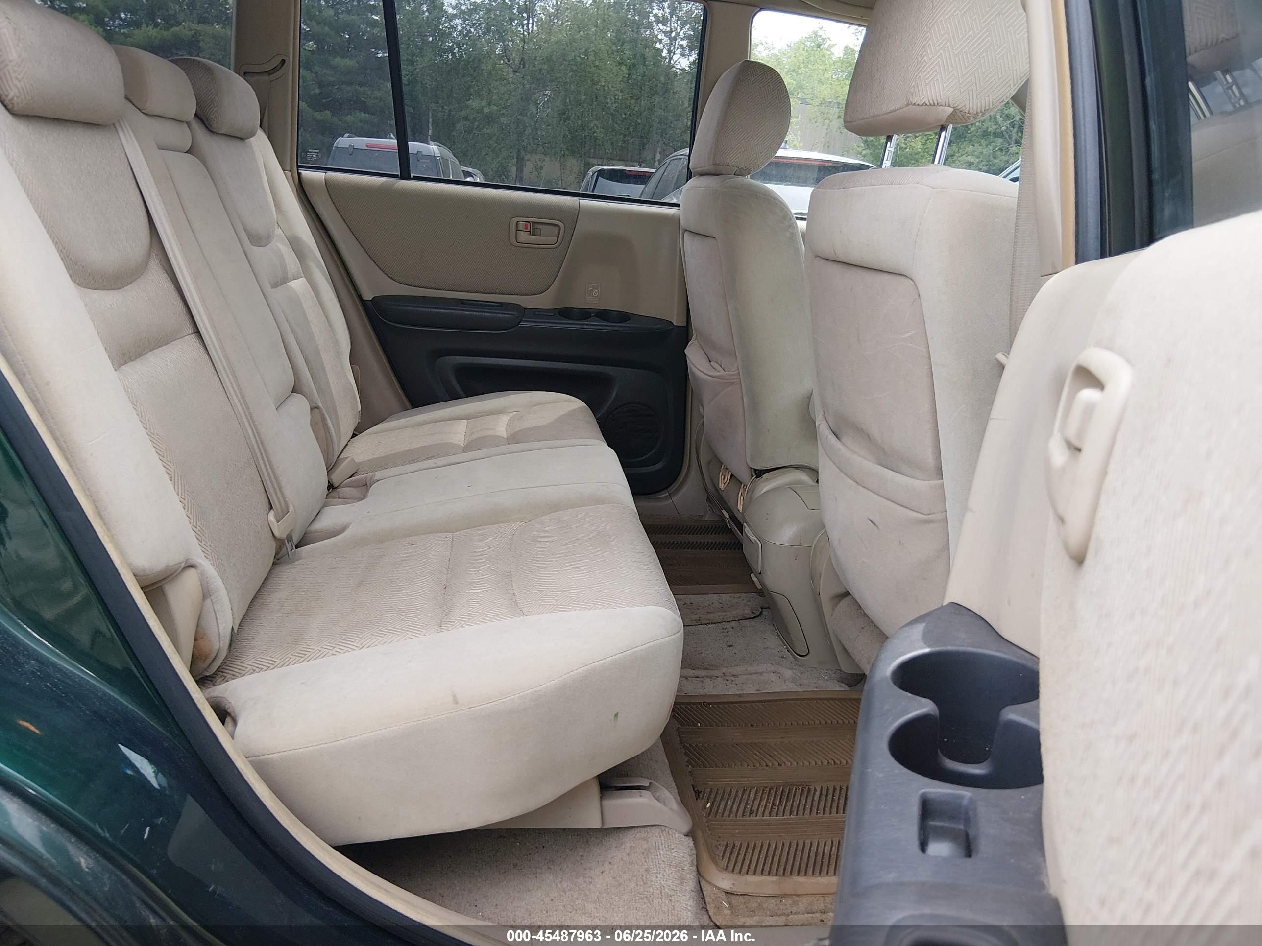 2002 Toyota Highlander   Green vin: JTEGD21A420045916