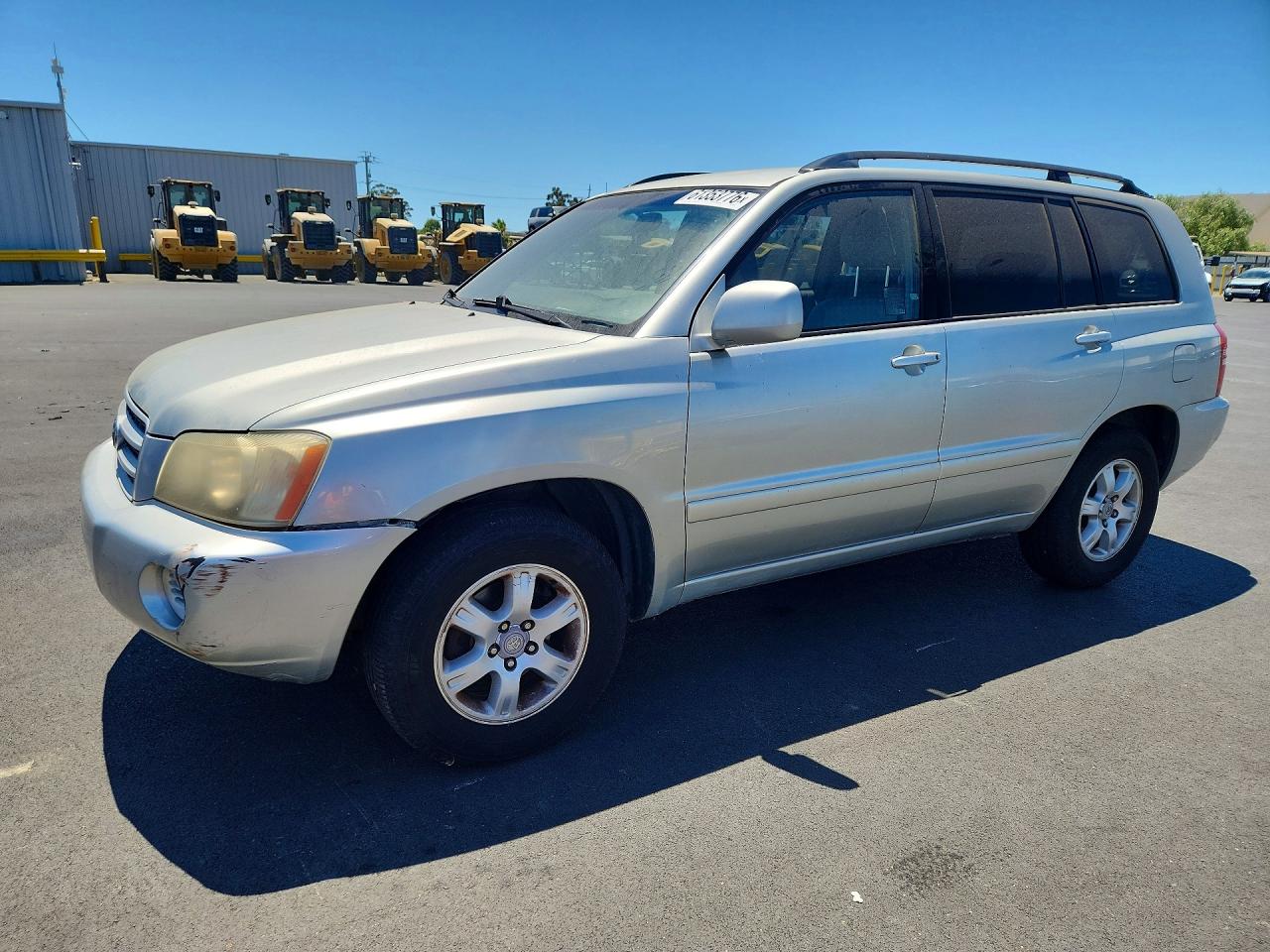 2003 Toyota Highlander Base Silver vin: JTEGD21A430066475