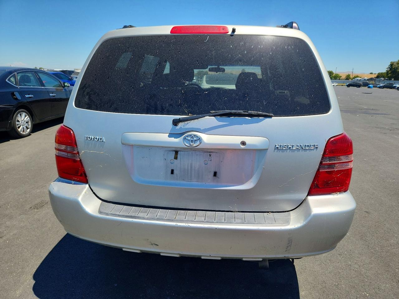 2003 Toyota Highlander Base Silver vin: JTEGD21A430066475