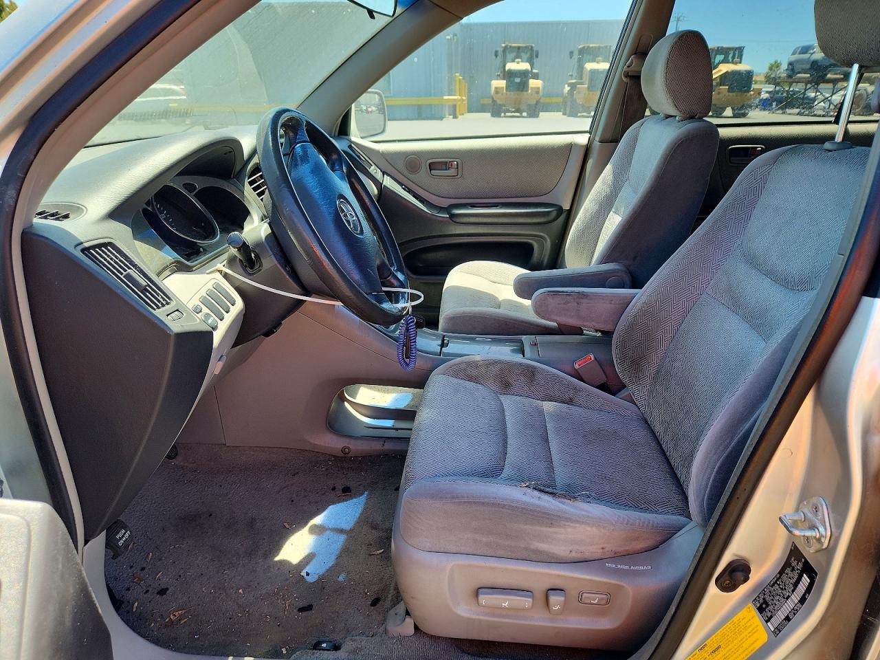 2003 Toyota Highlander Base Silver vin: JTEGD21A430066475