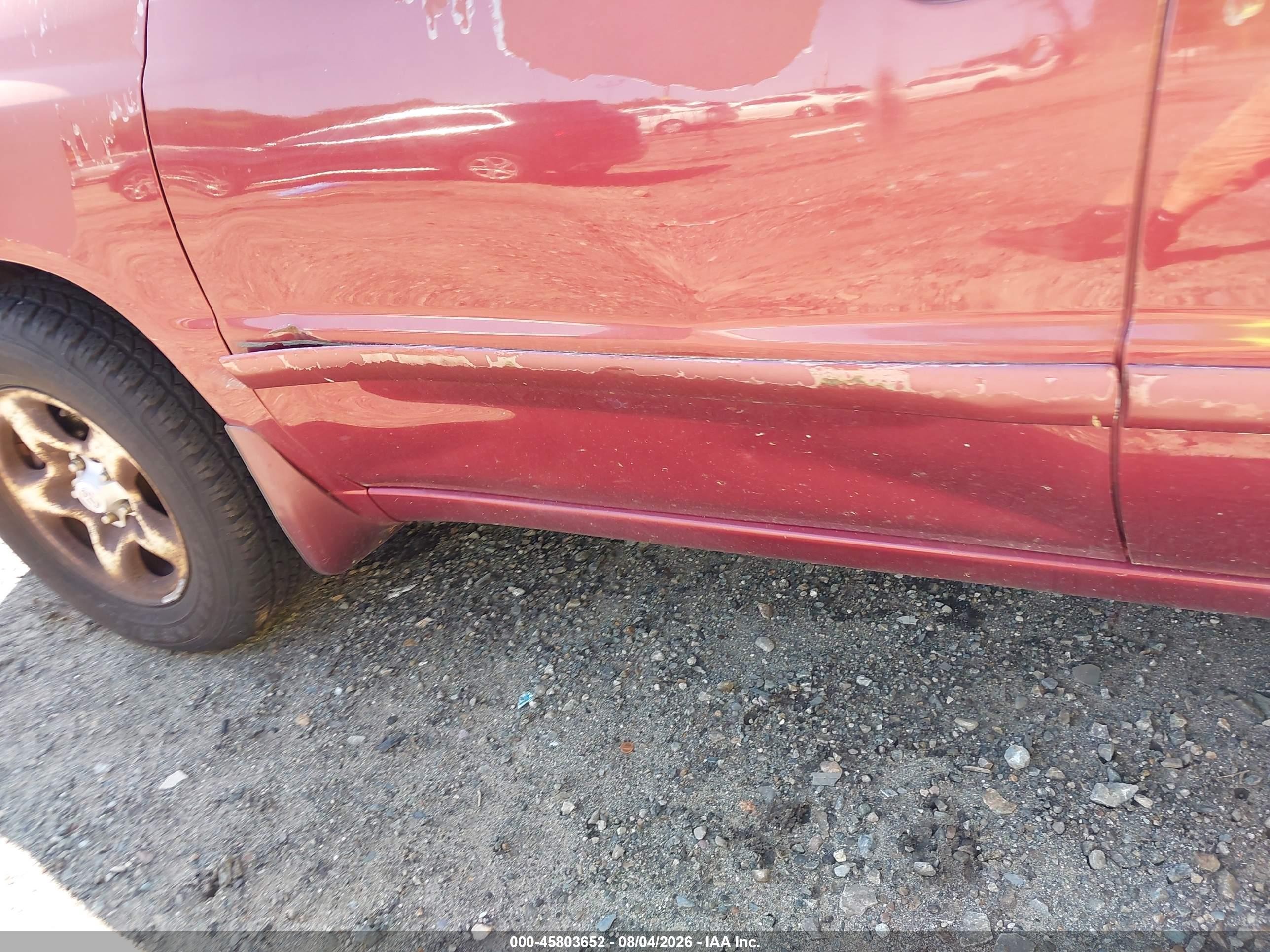 2004 Toyota Highlander   Красный vin: JTEGD21A440086243