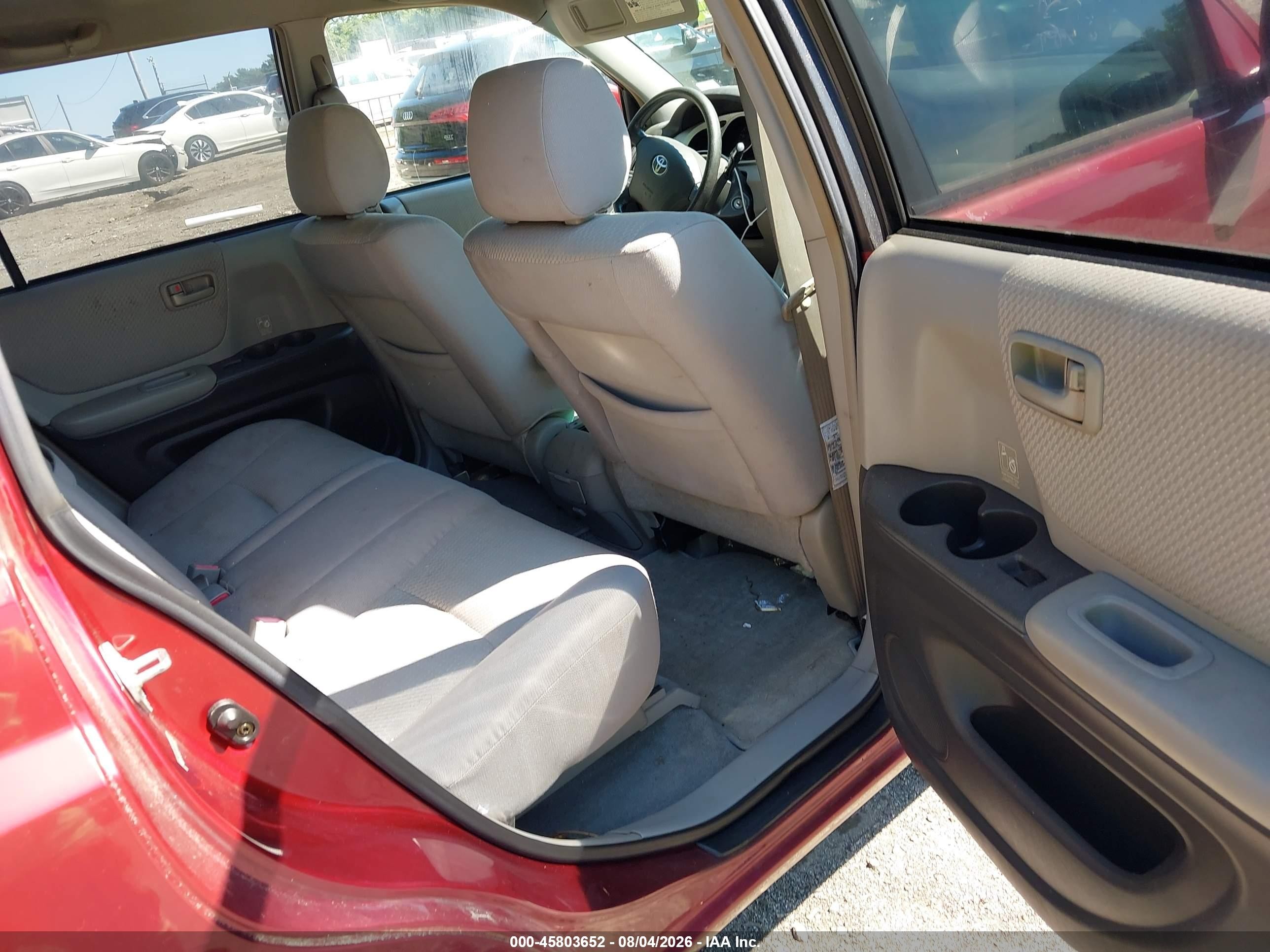 2004 Toyota Highlander   Красный vin: JTEGD21A440086243