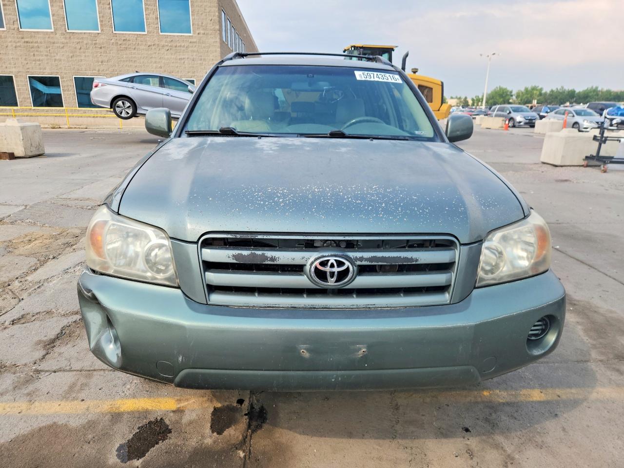 2004 Toyota Highlander Base Зеленый vin: JTEGD21A440102487