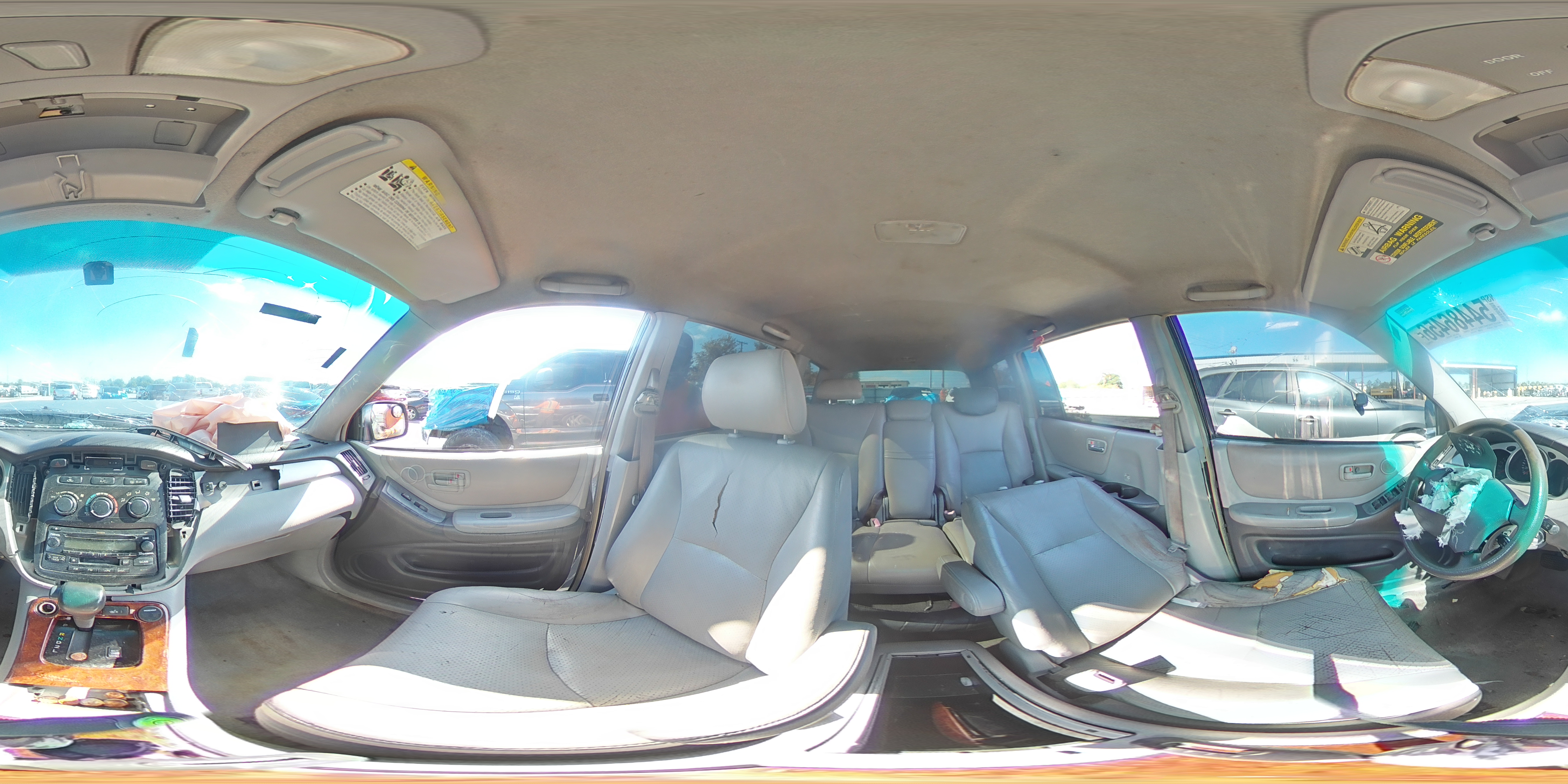2006 Toyota Highlander Base Teal vin: JTEGD21A460142359