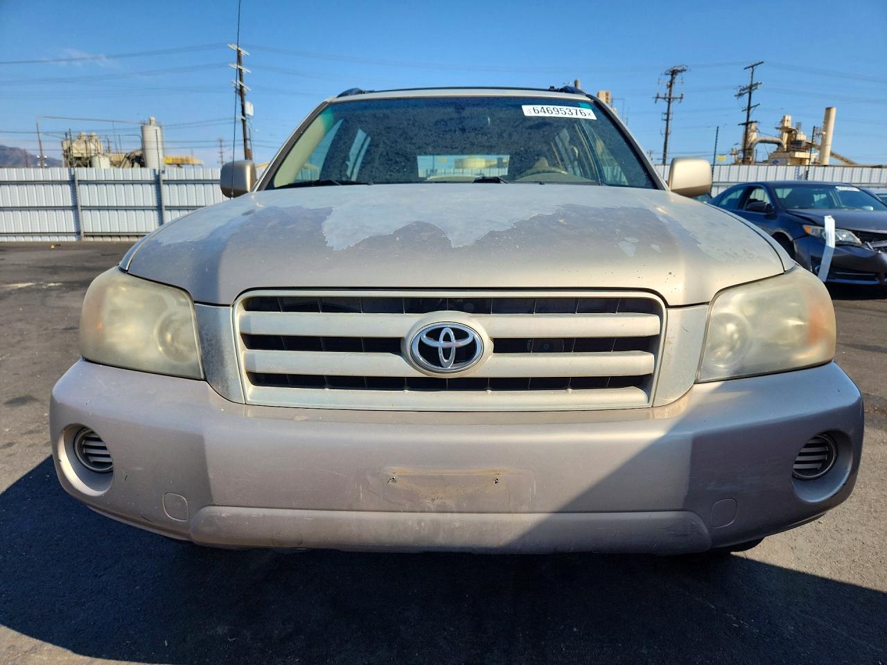 2007 Toyota Highlander Base Tan vin: JTEGD21A470165819