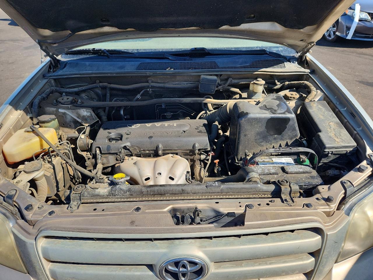 2007 Toyota Highlander Base Tan vin: JTEGD21A470165819