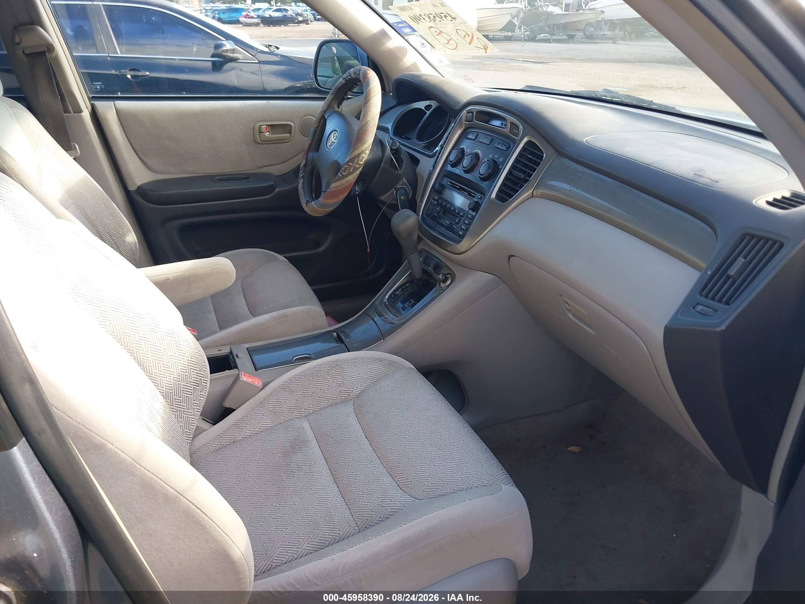2003 Toyota Highlander   Blue vin: JTEGD21A530057445