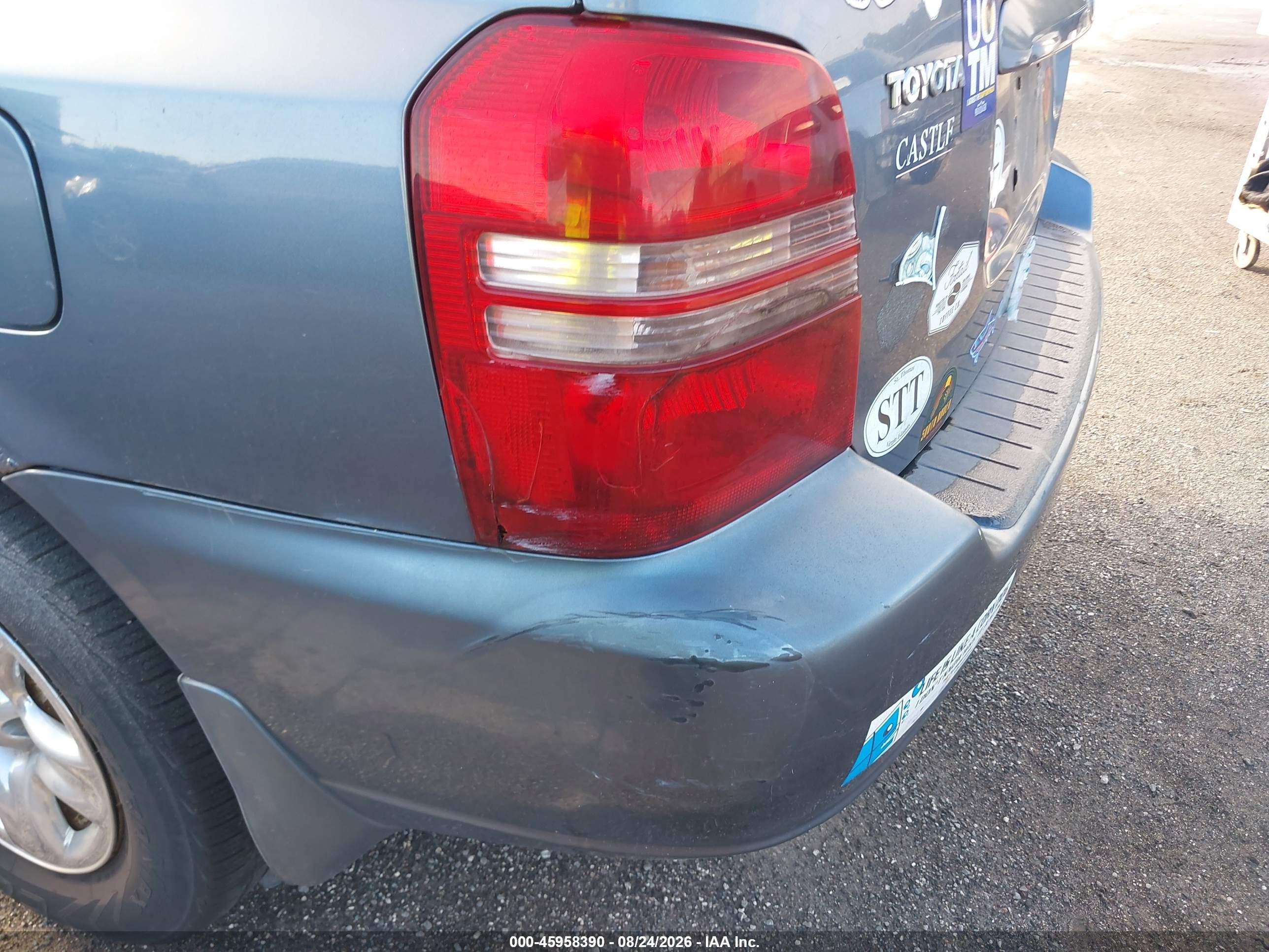 2003 Toyota Highlander   Blue vin: JTEGD21A530057445