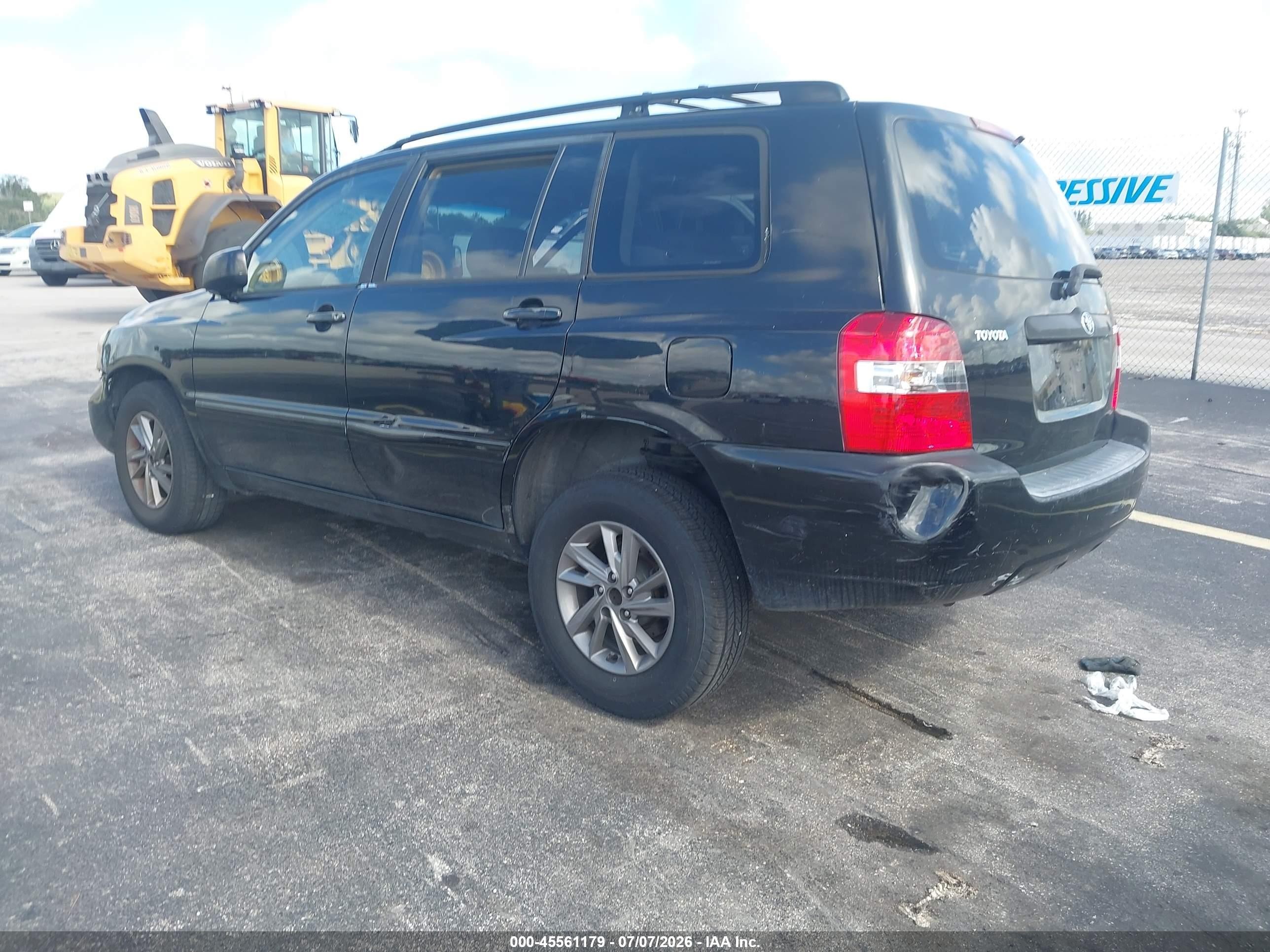 2004 Toyota Highlander   Black vin: JTEGD21A540089622