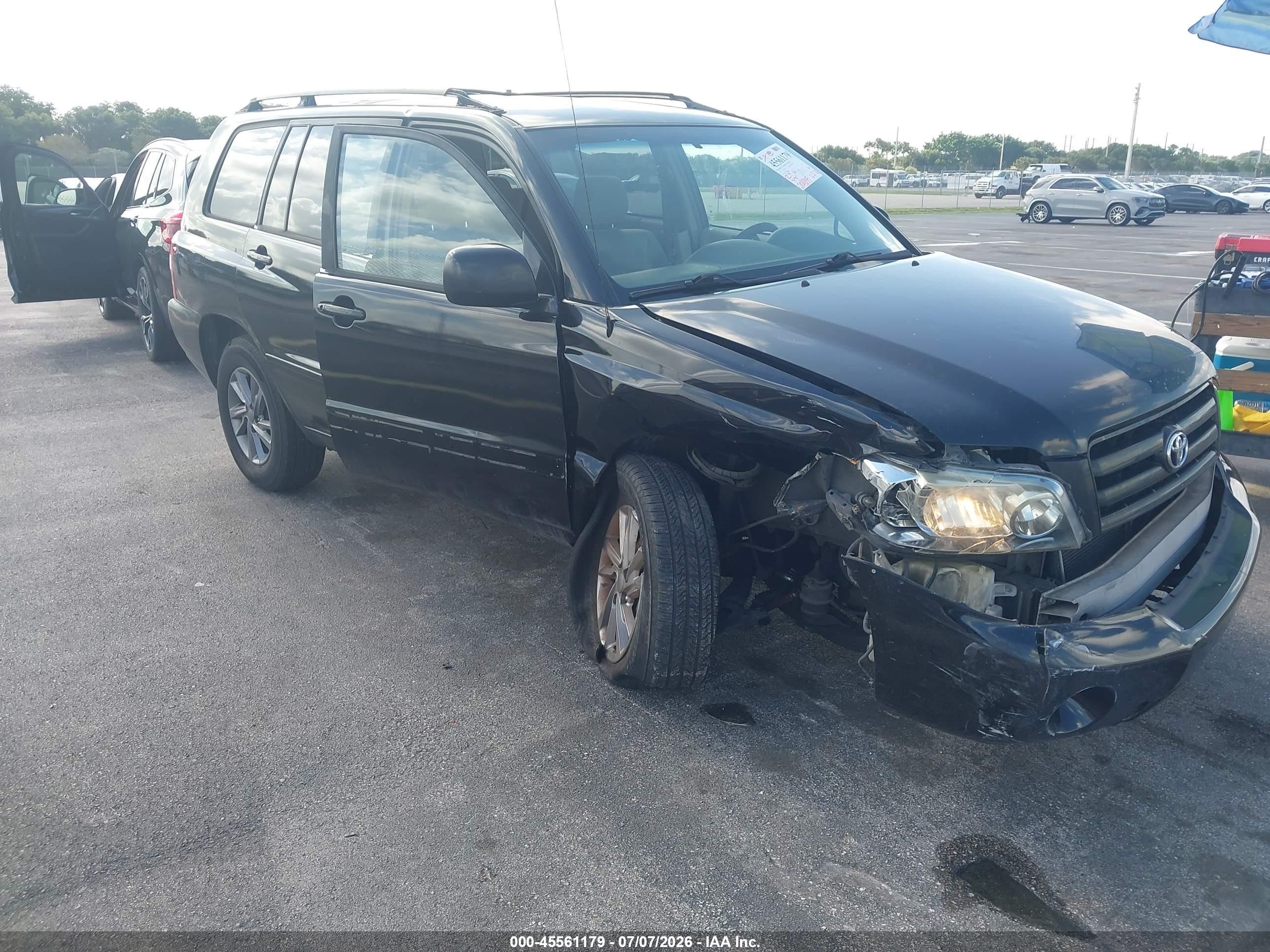 2004 Toyota Highlander   Black vin: JTEGD21A540089622