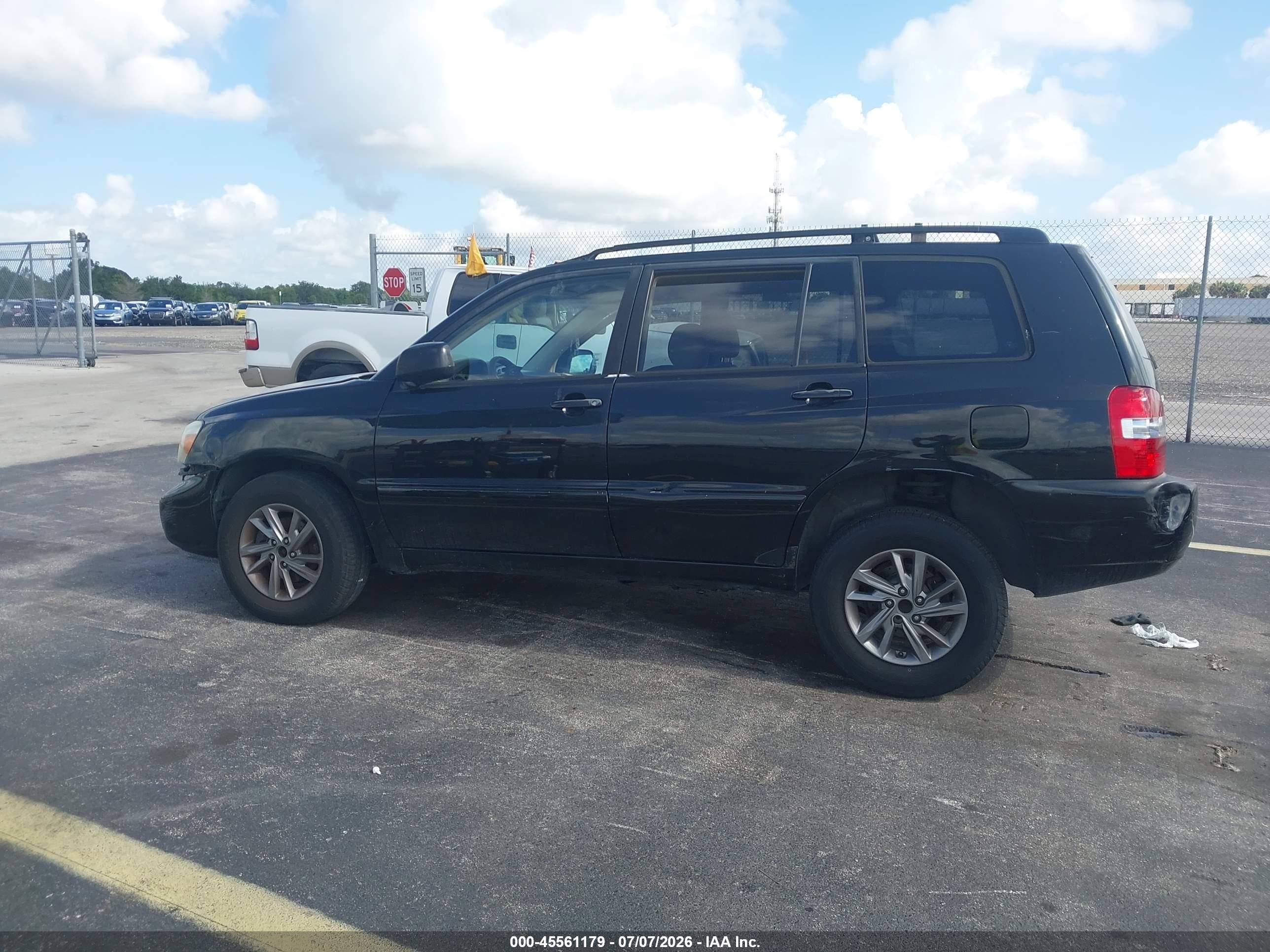 2004 Toyota Highlander   Black vin: JTEGD21A540089622
