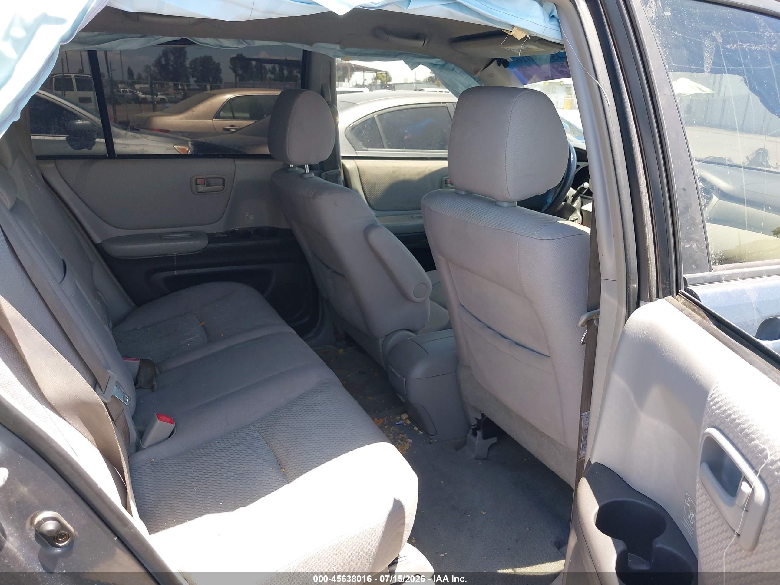 2005 Toyota Highlander   Navy vin: JTEGD21A550127402