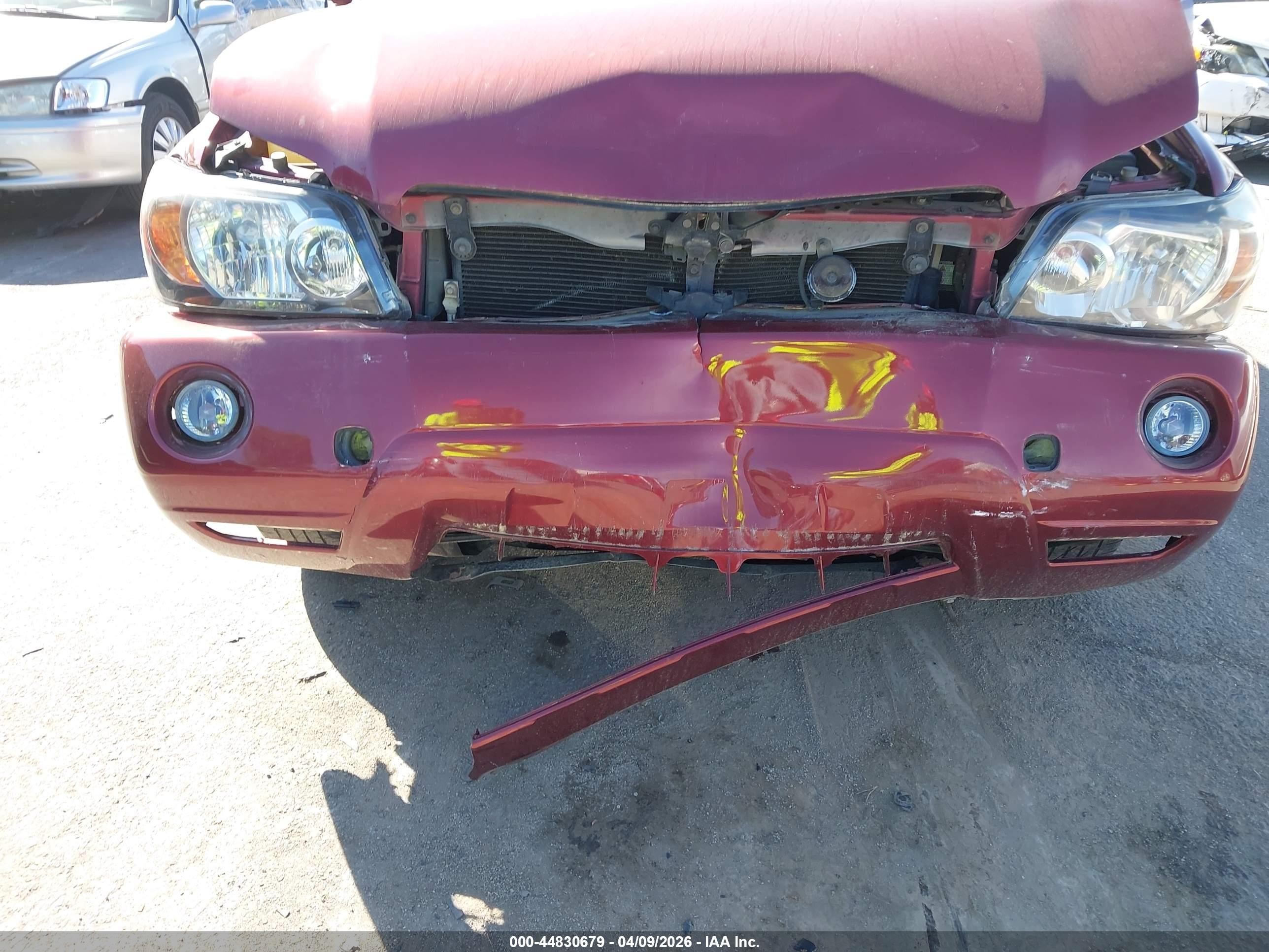 2006 Toyota Highlander   Burgundy vin: JTEGD21A560133976
