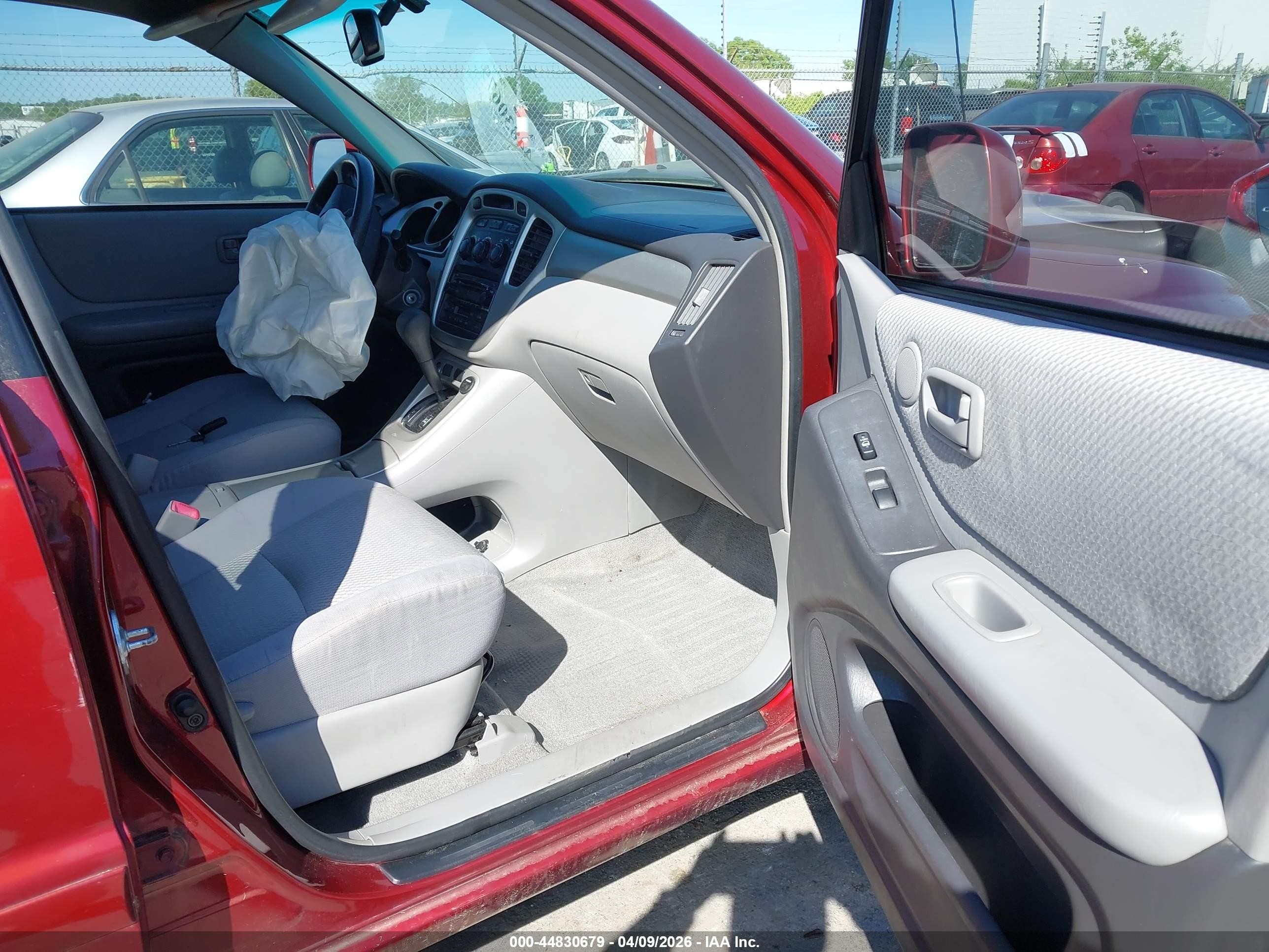 2006 Toyota Highlander   Burgundy vin: JTEGD21A560133976