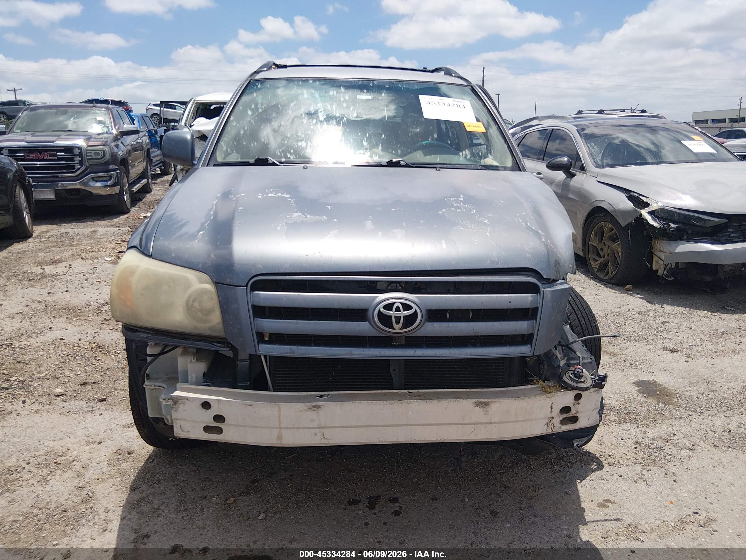 2006 Toyota Highlander   Teal vin: JTEGD21A560138840